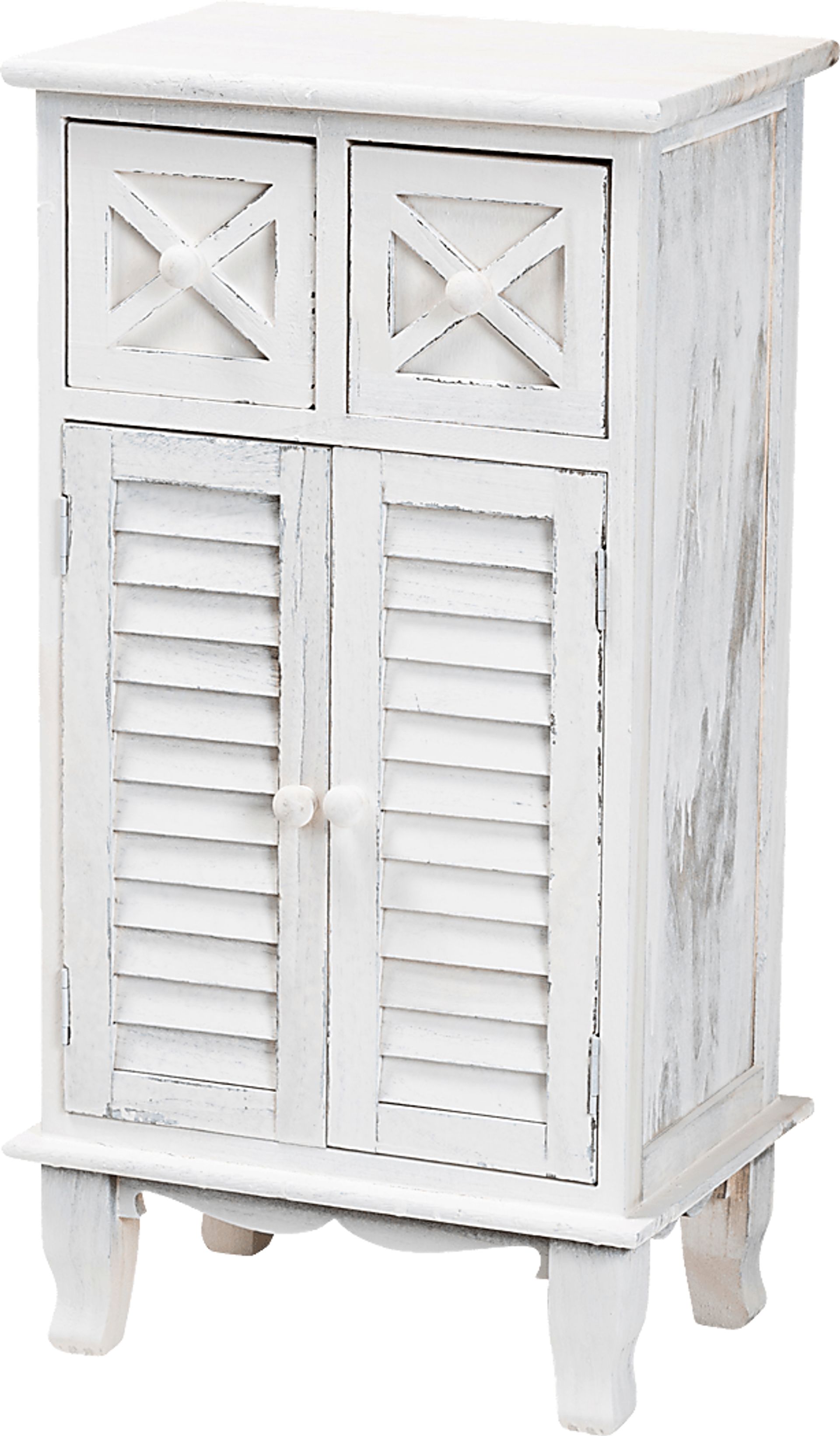 Frenchglen White 2 Drawer Storage Unit - Image 1