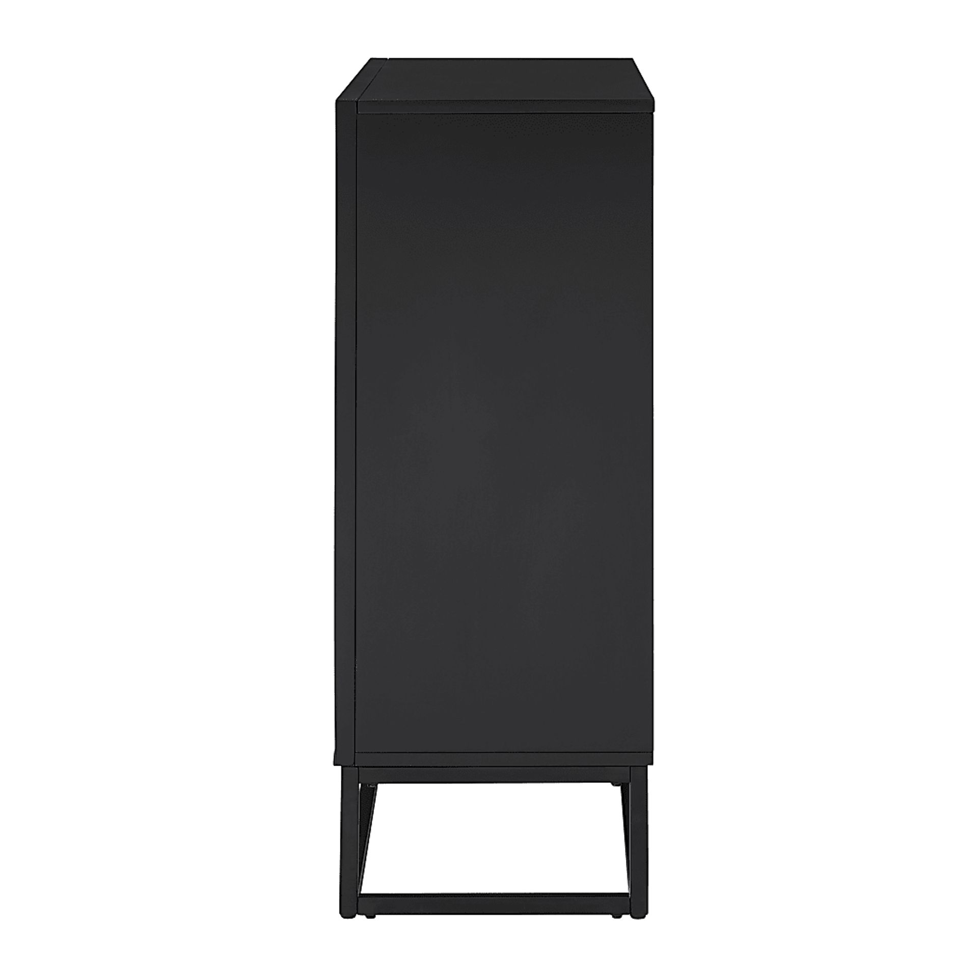 Frescan III Black 33 in. Console With Smart Electric Fireplace - Image 4