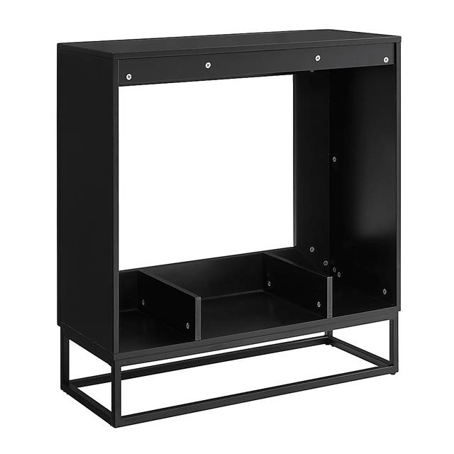Frescan III Black 33 in. Console With Smart Electric Fireplace - Thumbnail - Image 5