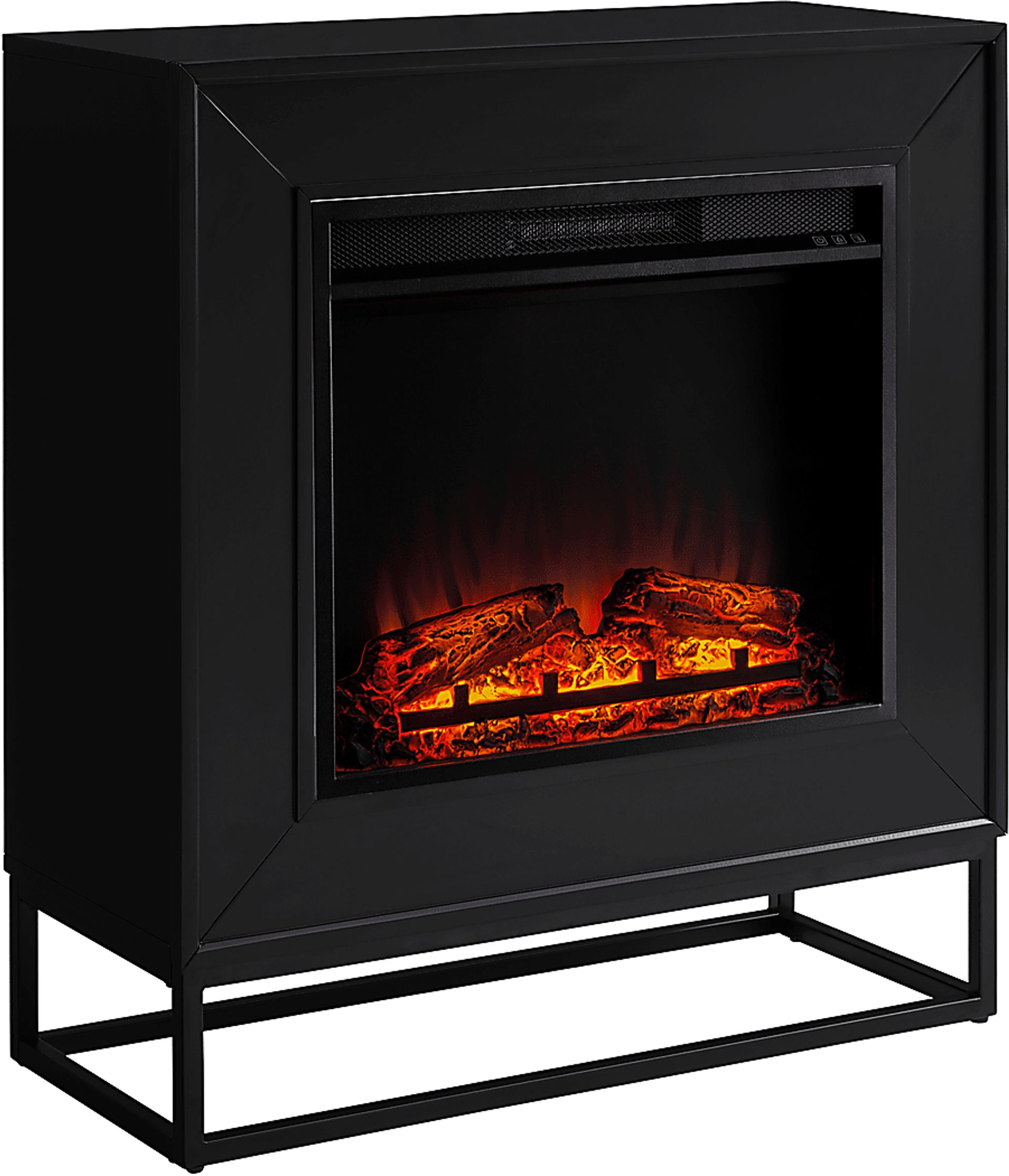 Frescan V Black 33 in. Console with Electric Fireplace - Image 5