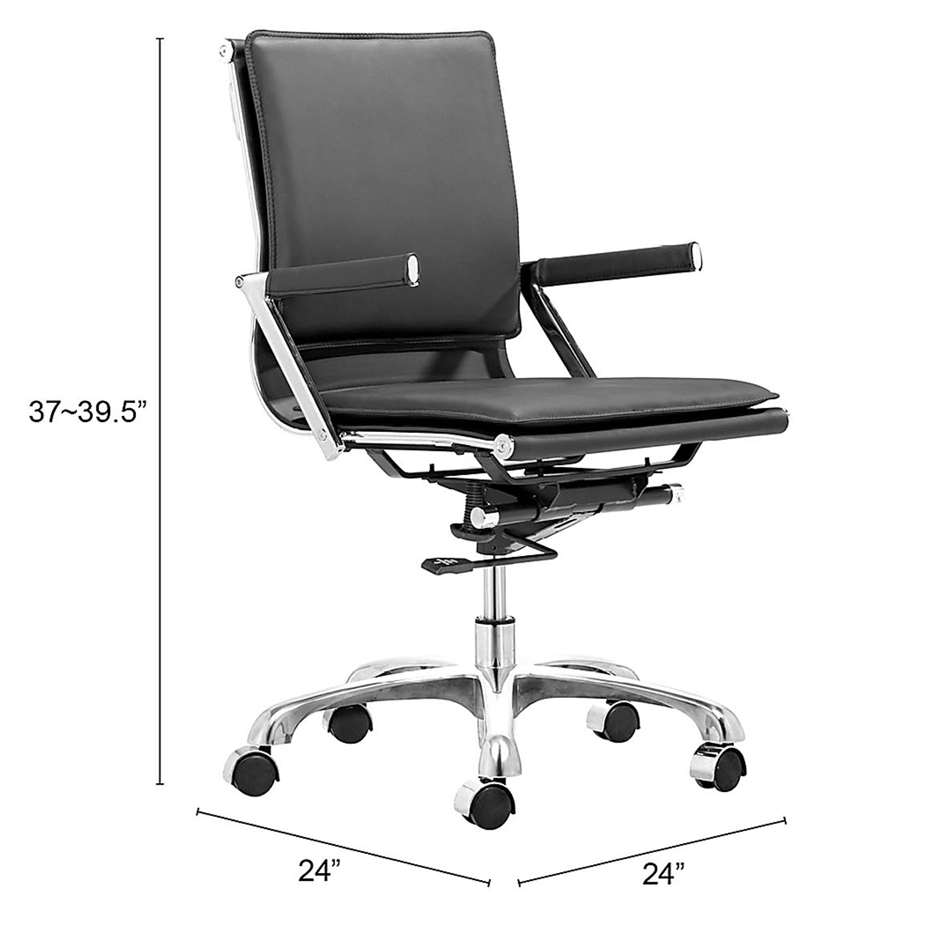 Frescly Black Office Chair - Image 5