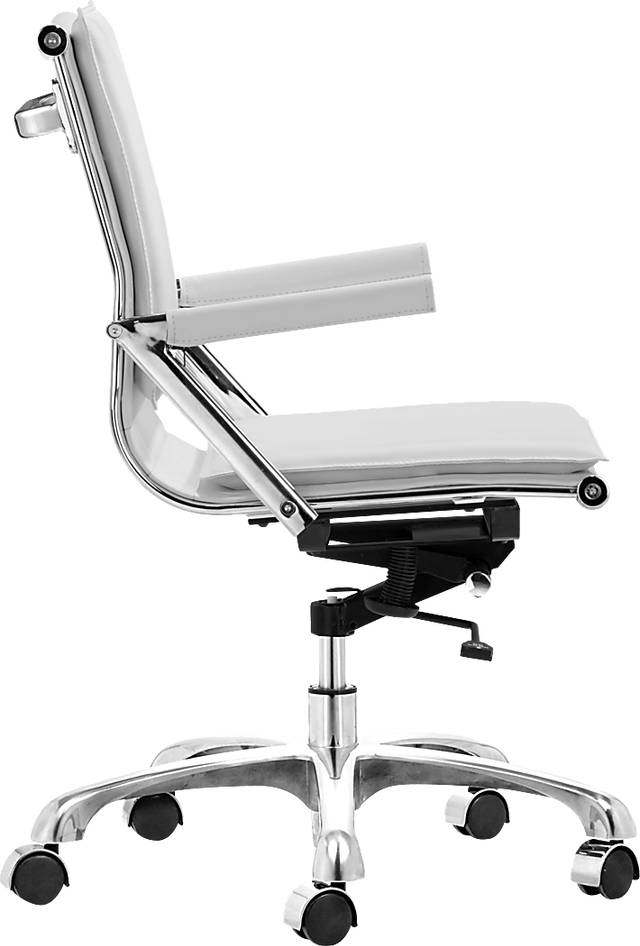 Frescly White Office Chair - Thumbnail - Image 2