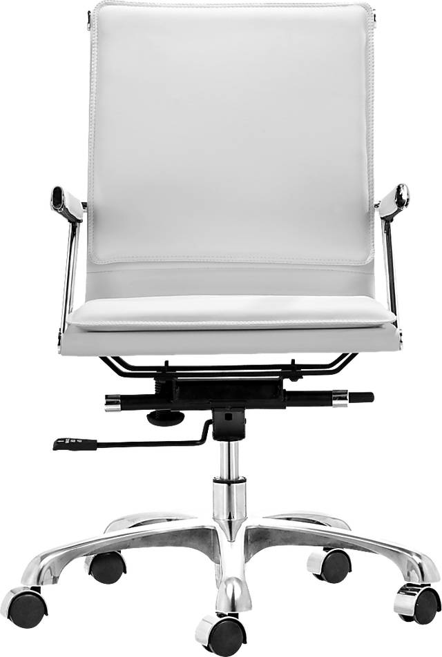 Frescly White Office Chair - Thumbnail - Image 3