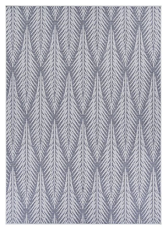 Fresh Fields Gray 5'10 x 9'2 Indoor/Outdoor Rug - Thumbnail - Image 1
