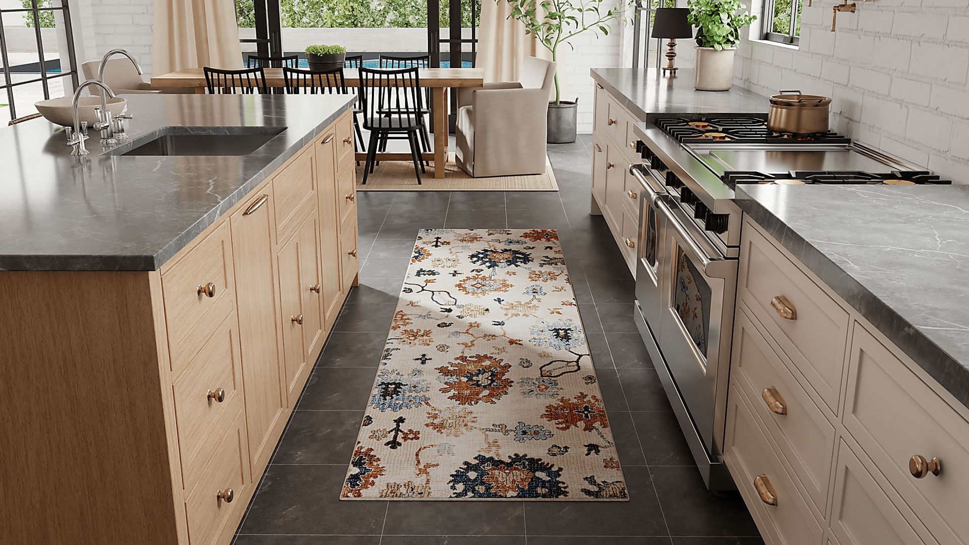 Freshale Multi 2'6 x 7'3 Runner - Image 2