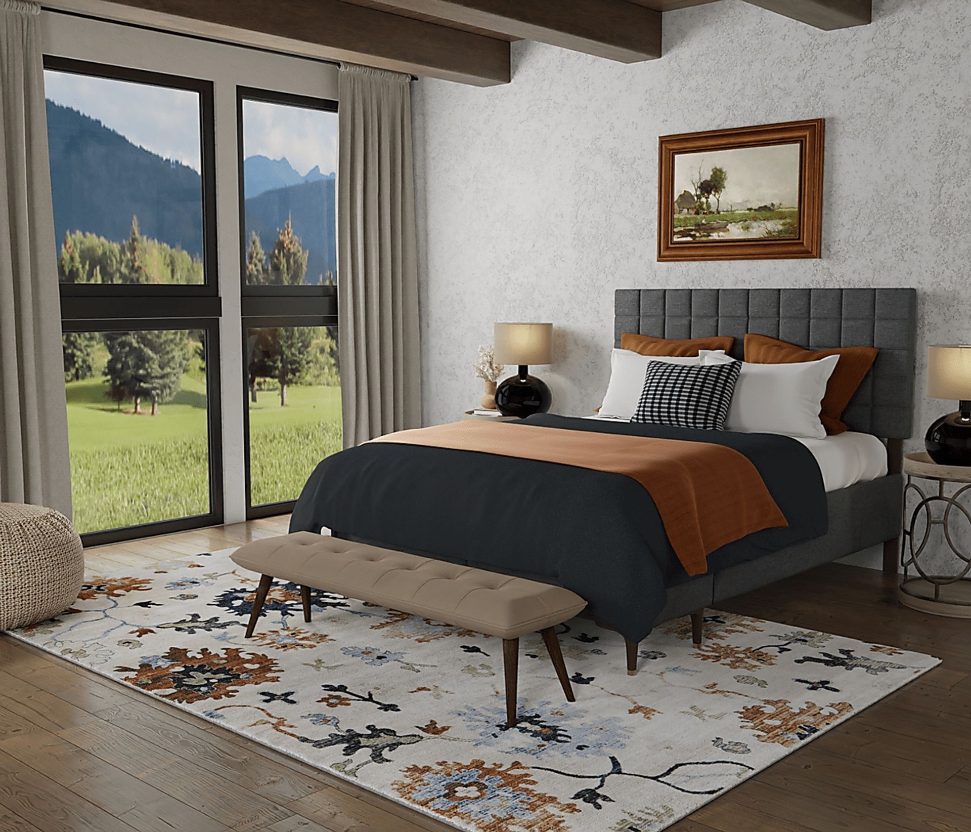 Freshale Multi 5' x 7'6 Rug - Image 2