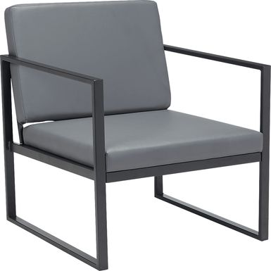 Freskany Gray Accent Chair