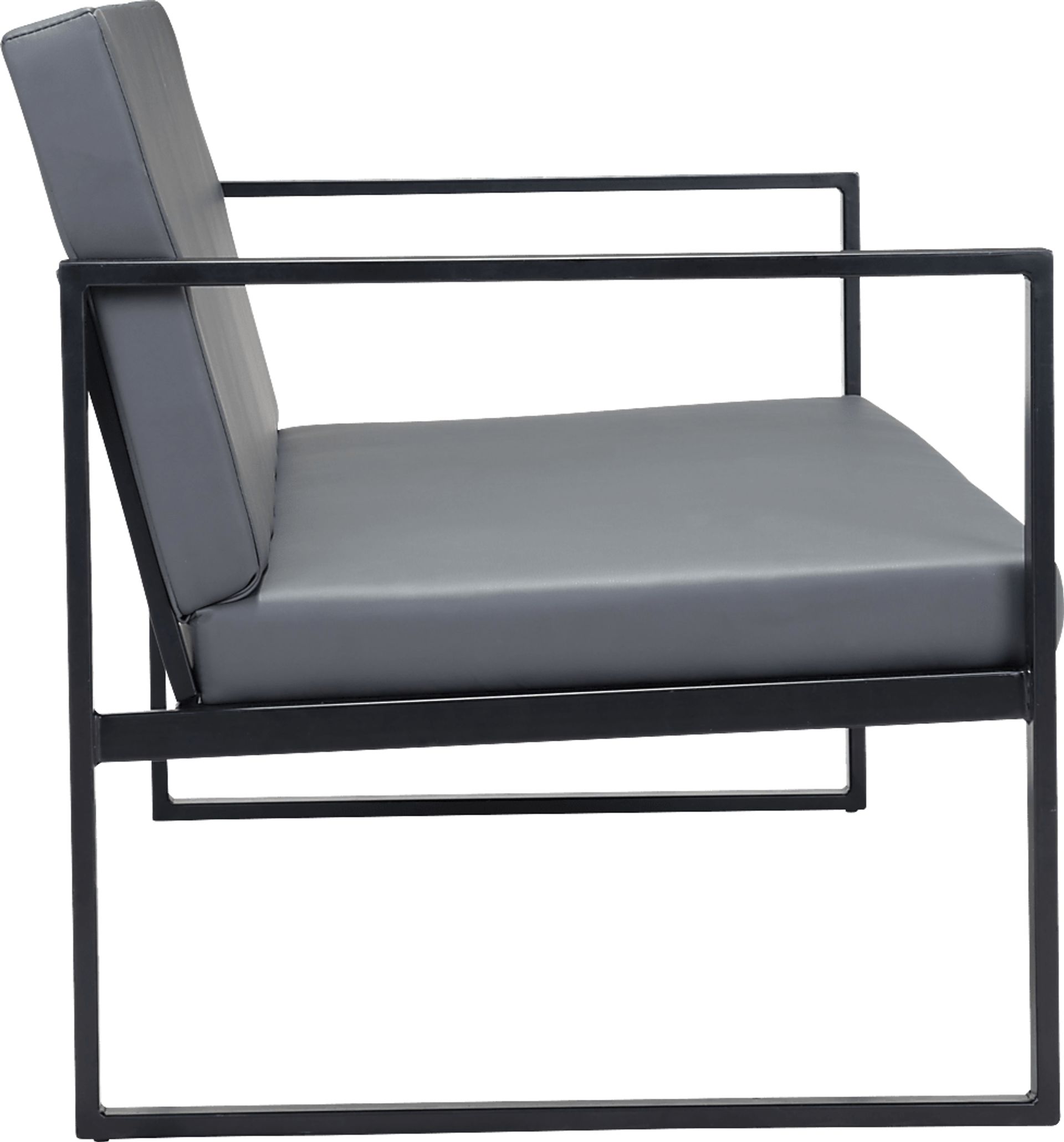 Freskany Gray Settee - Image 2