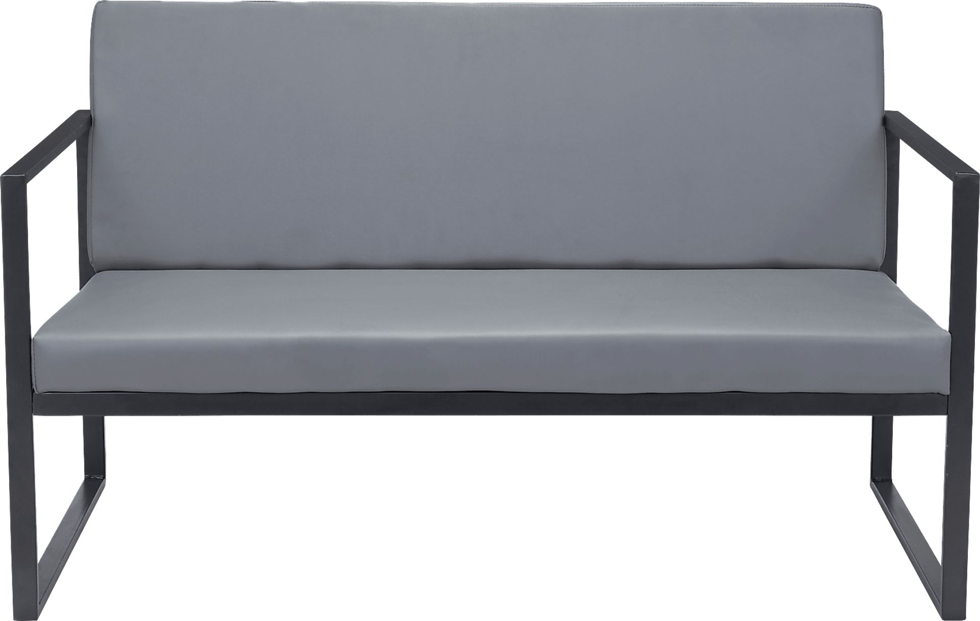 Freskany Gray Settee - Image 3