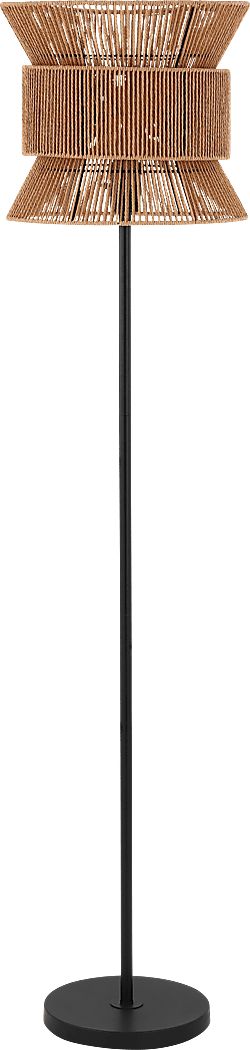 Freud Isle Black Floor Lamp