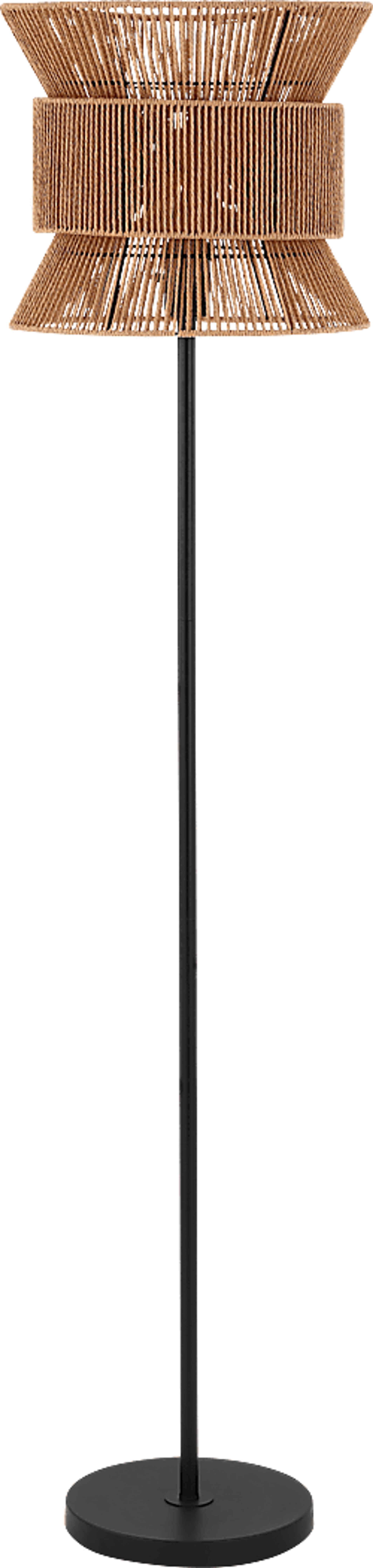 Freud Isle Black Floor Lamp - Image 1