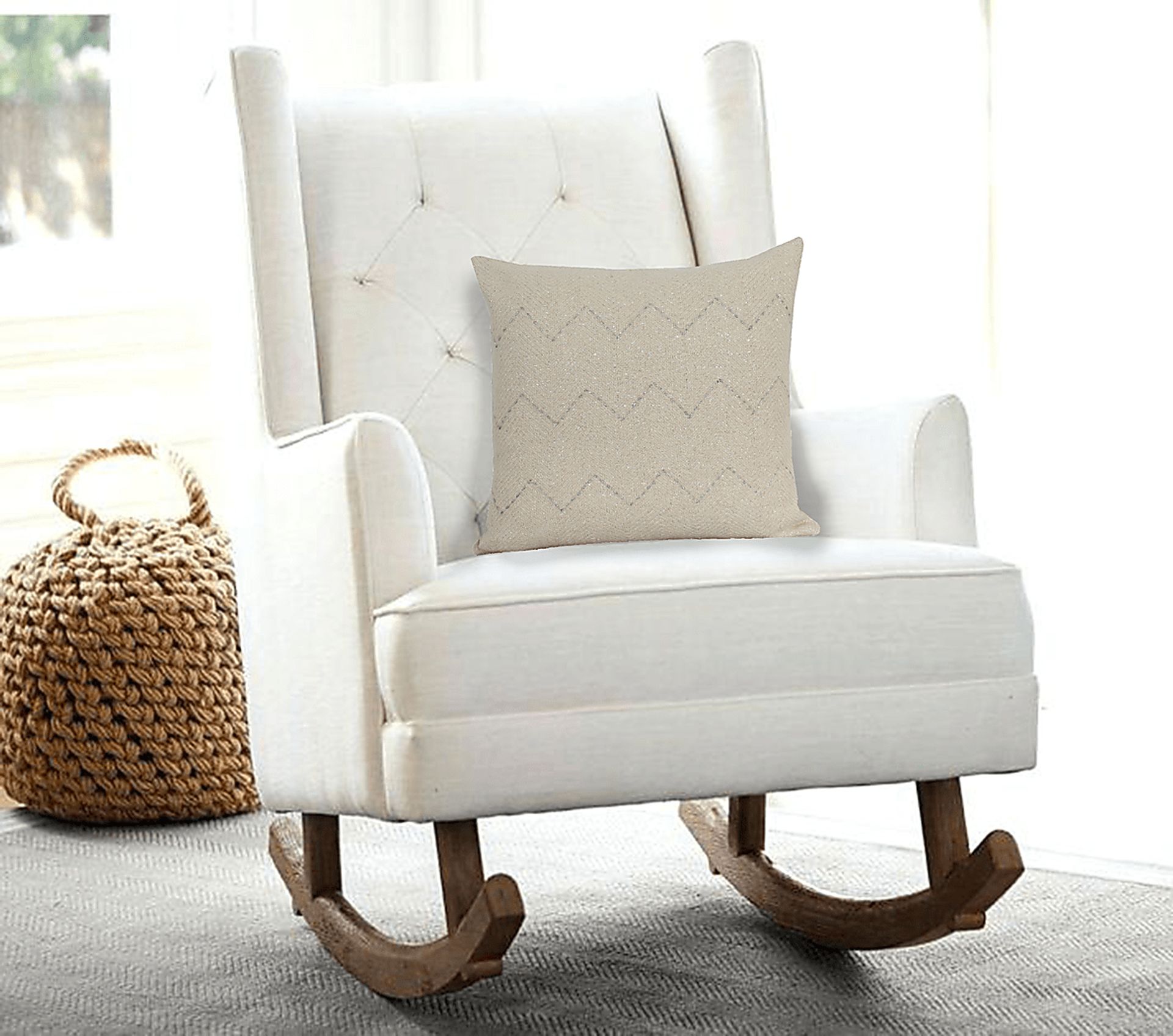 Frewin Beige Accent Pillow - Image 6