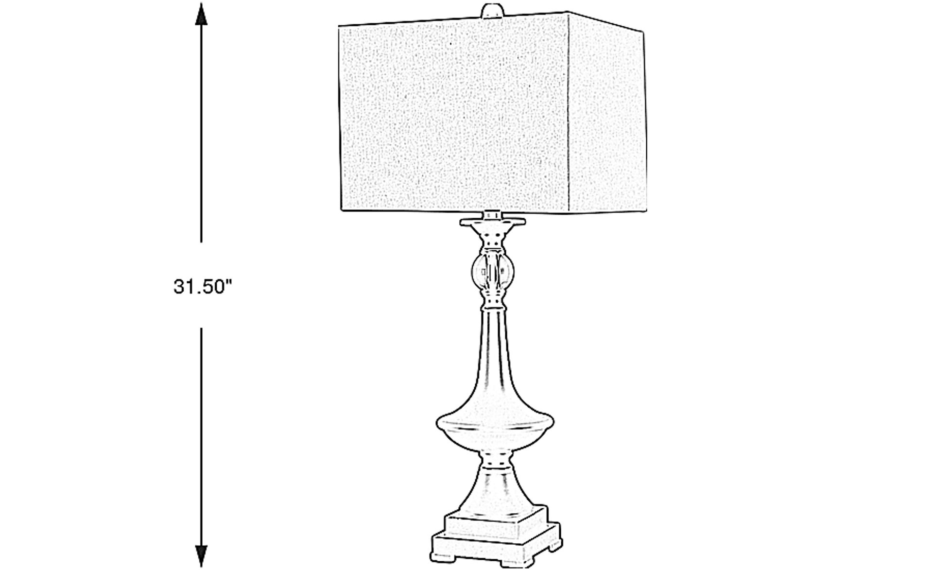 Dimension Image. Please refer to the Dimension Tab on this page for dimension details.