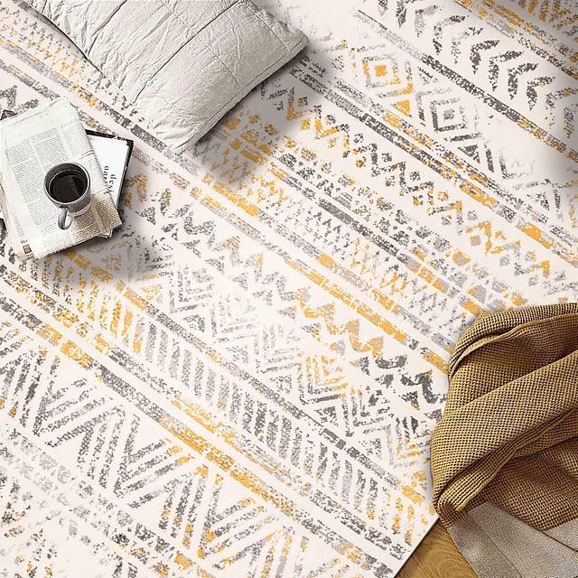 Freyalyn Yellow 5' x 7' Rug - Thumbnail - Image 7
