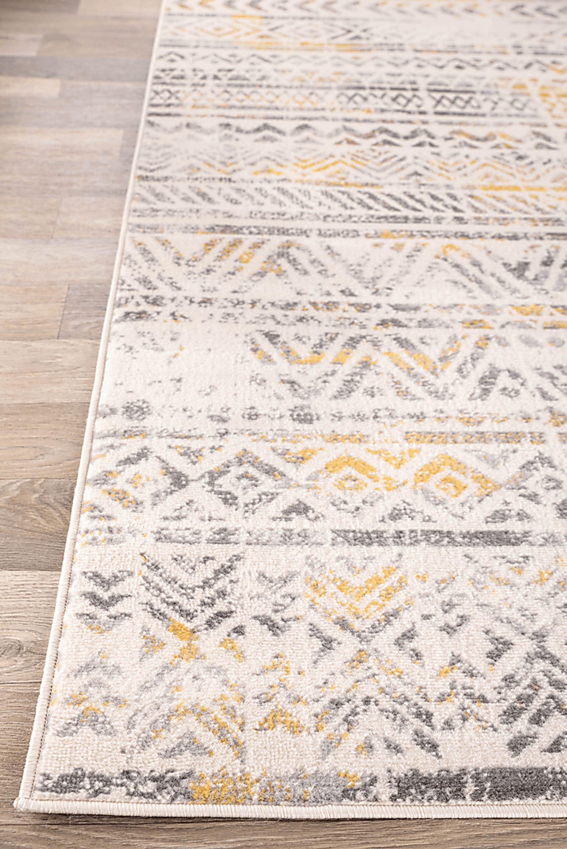 Freyalyn Yellow 7'10 x 10' Rug - Image 9