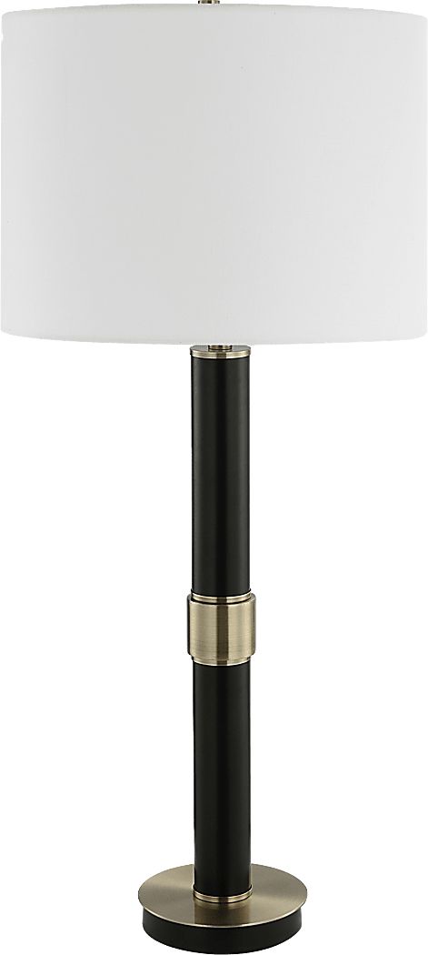 Friar Hollow Black Lamp