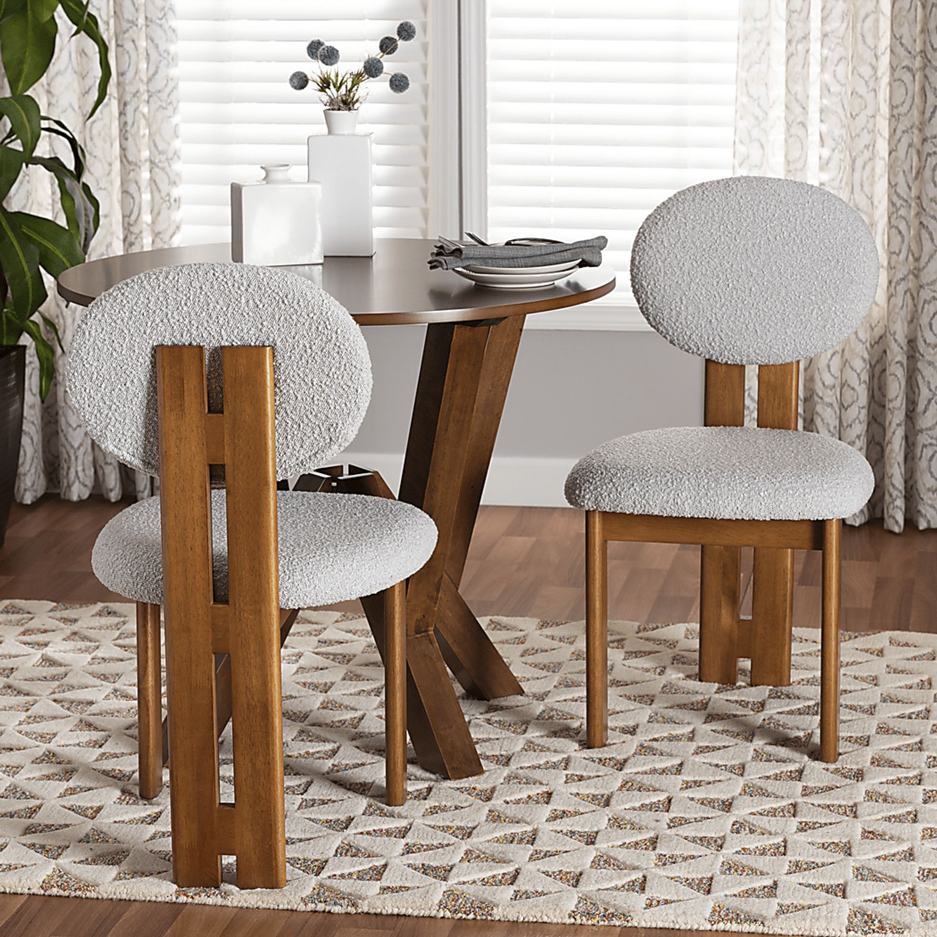 Friendfield Gray Dining Chair, Set of 2 - Image 2