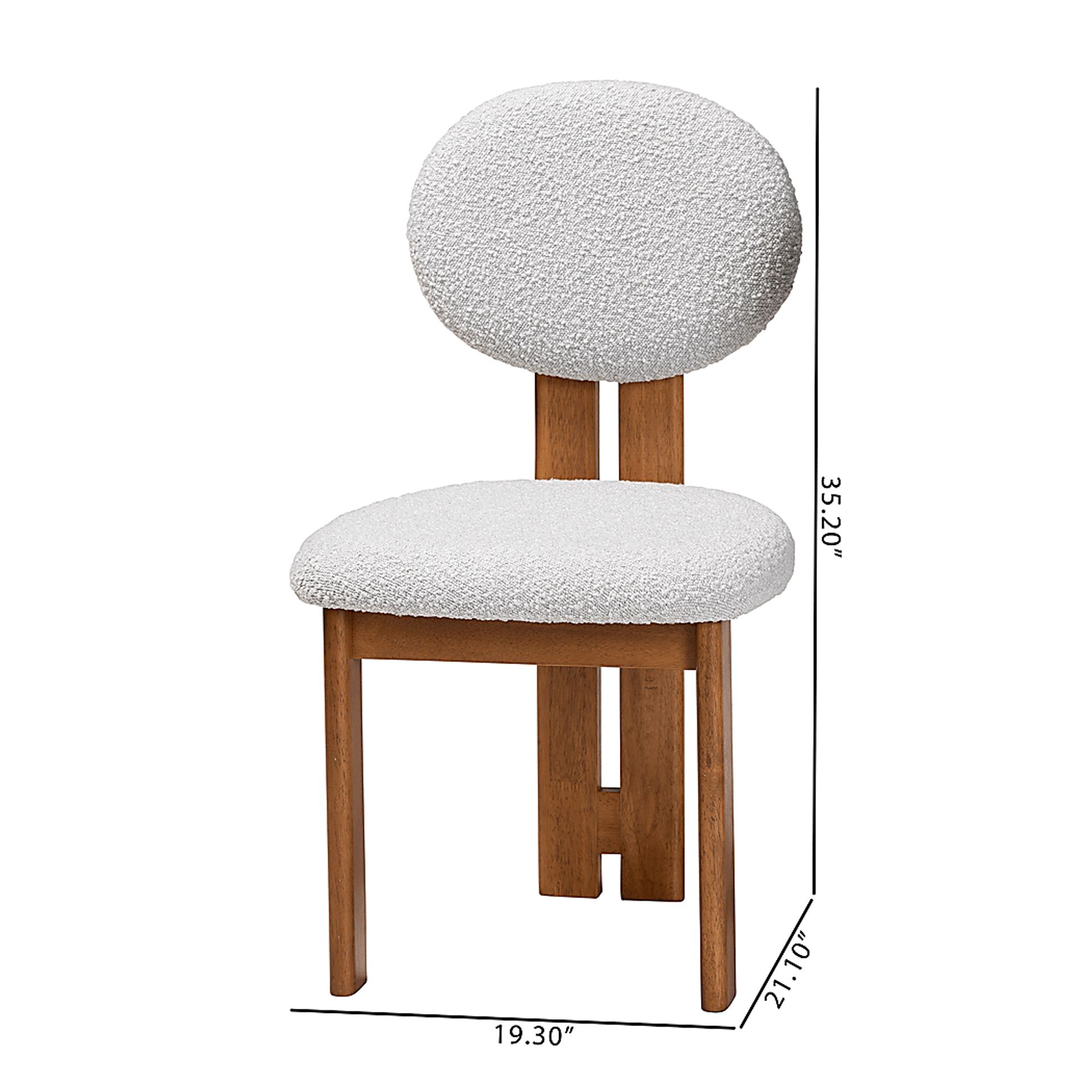 Friendfield Gray Dining Chair, Set of 2 - Image 8