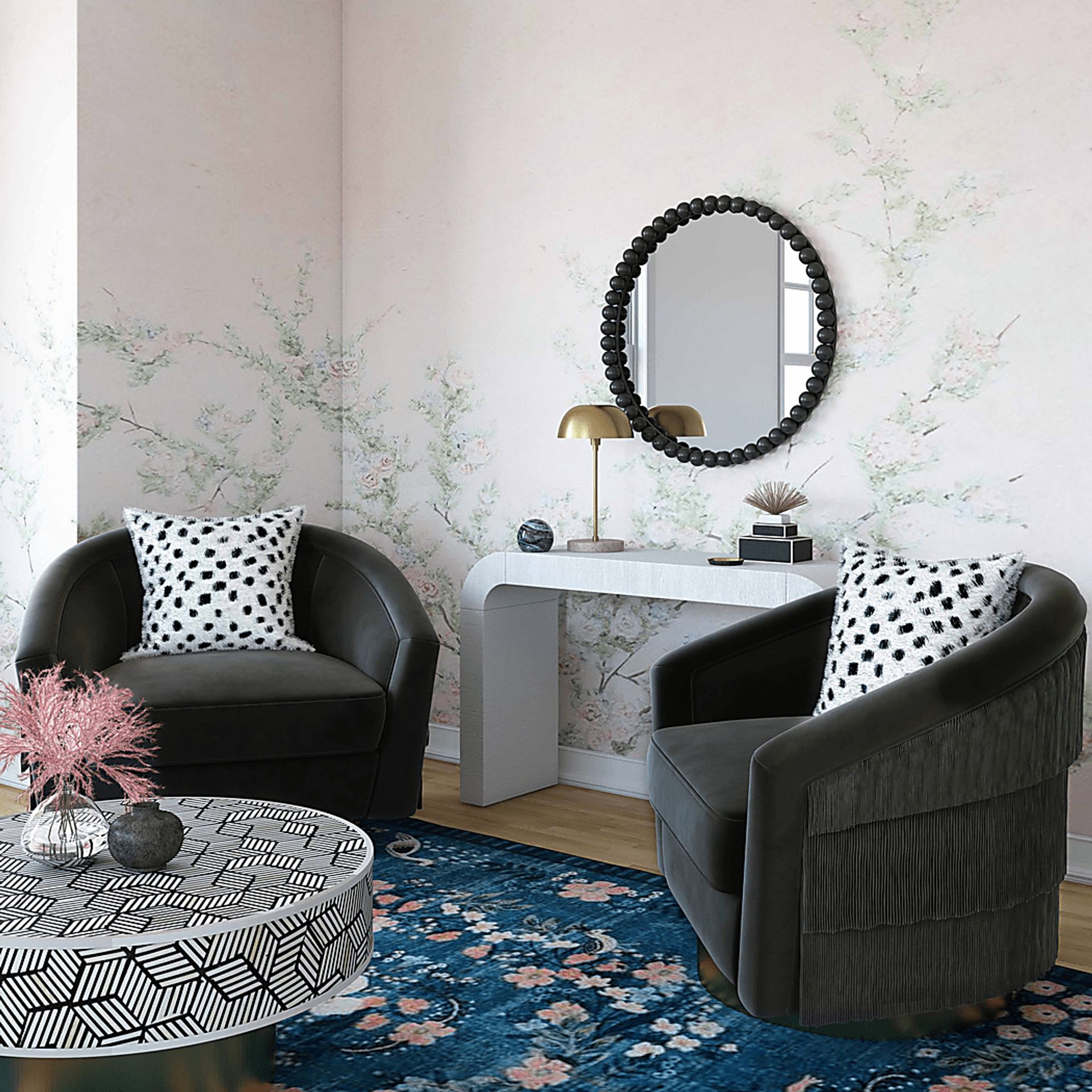 Frinella Black Accent Chair - Image 5
