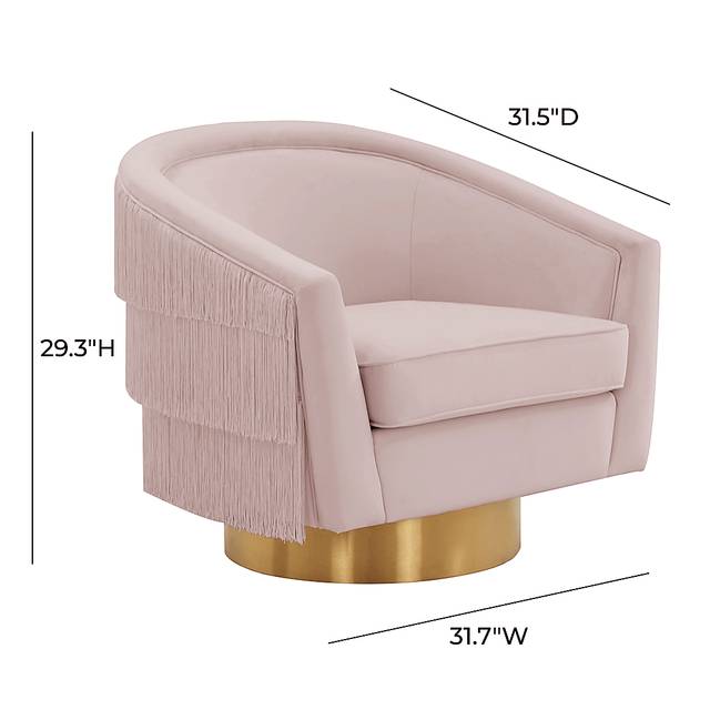 Frinella Blush Accent Chair - Thumbnail - Image 6
