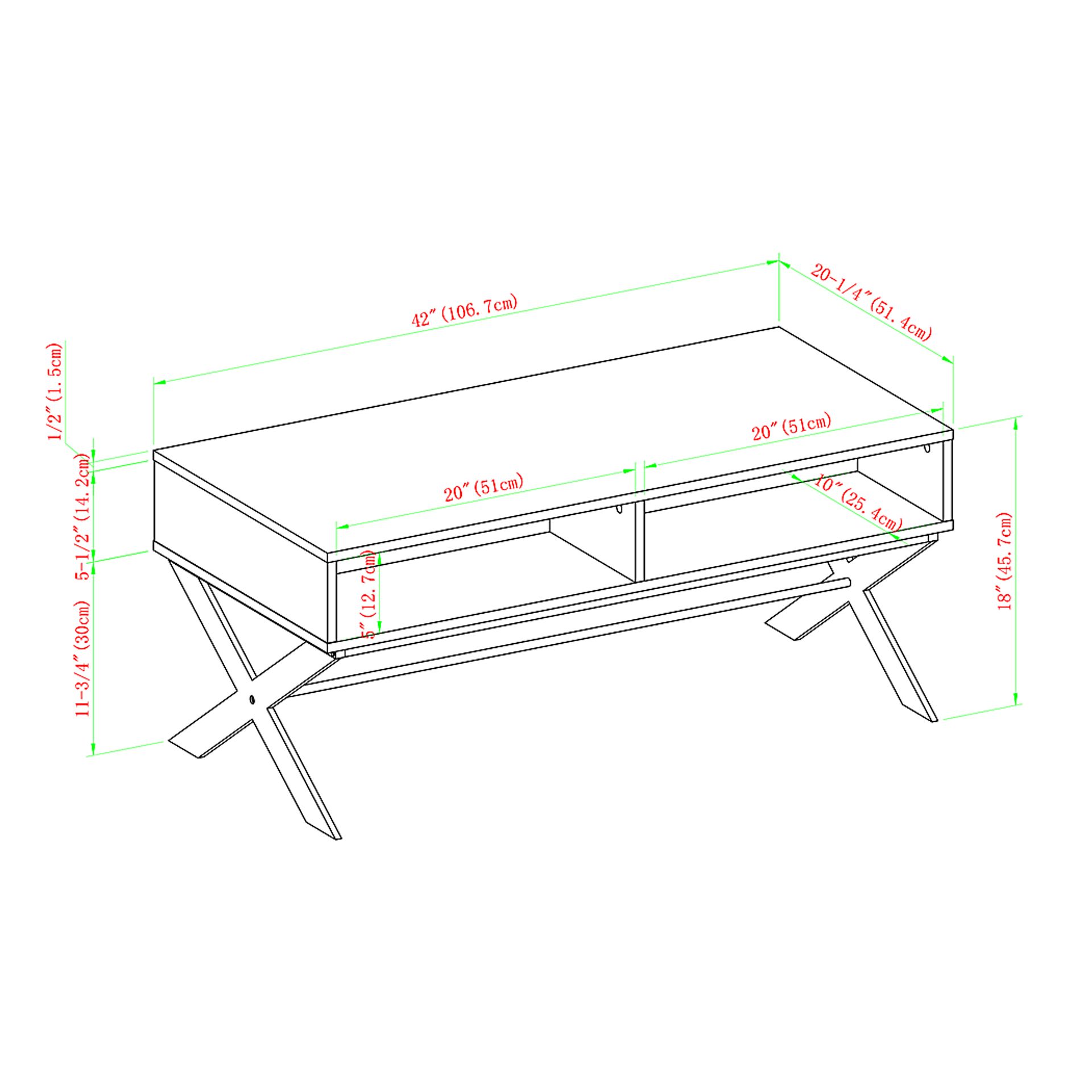 Fringewood Barnwood Cocktail Table - Image 6