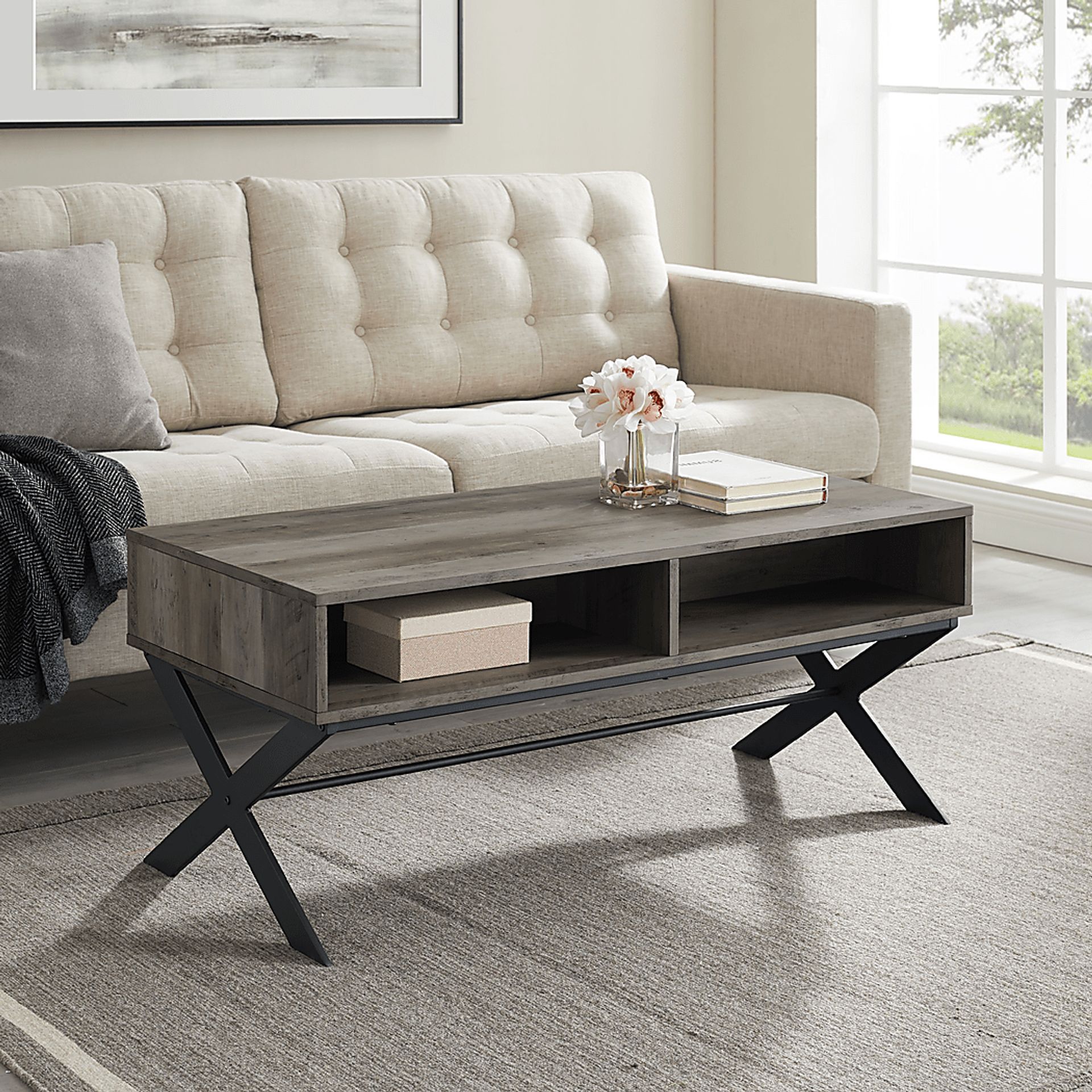 Fringewood Gray Cocktail Table - Image 3