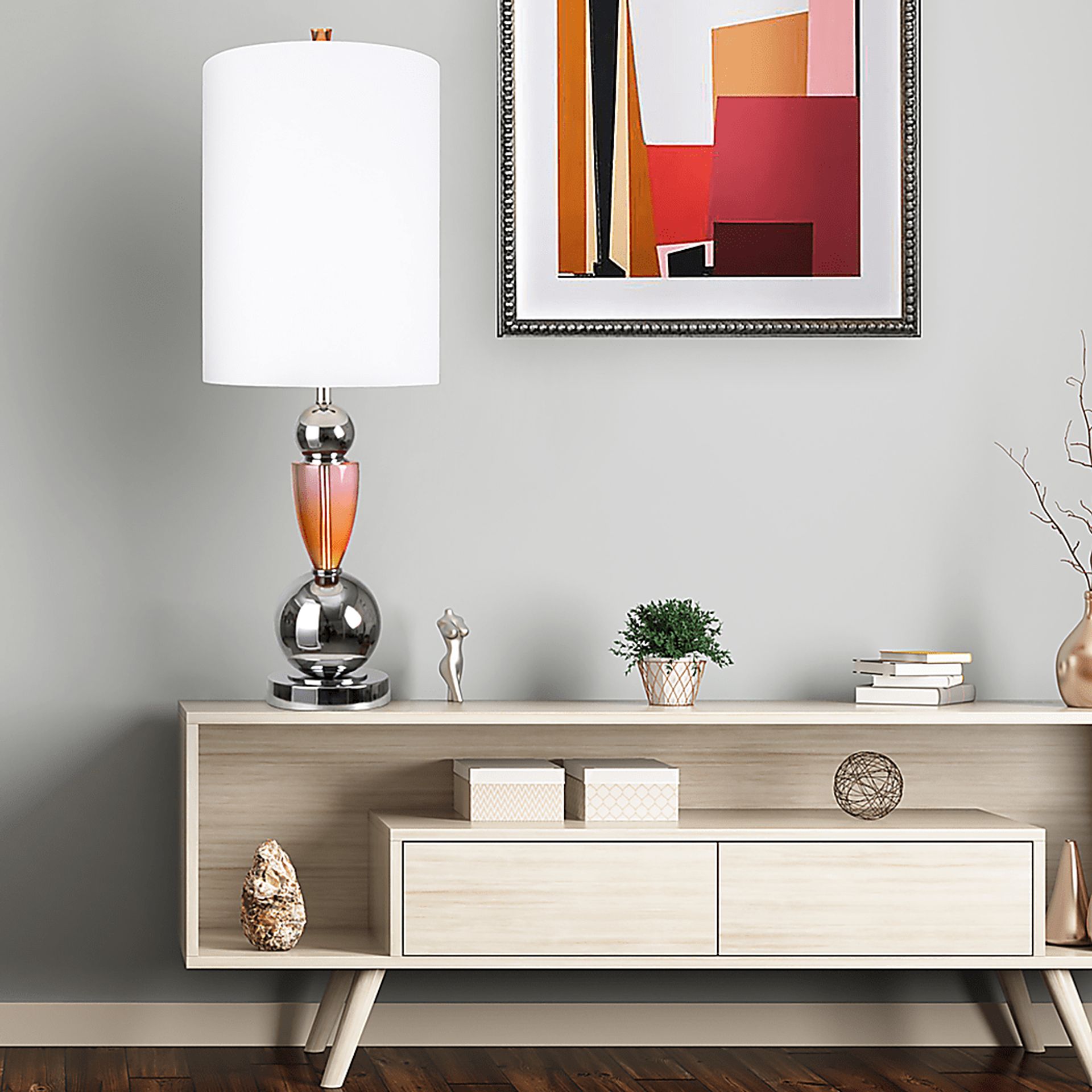 Fritchie Orange Table Lamp - Image 2