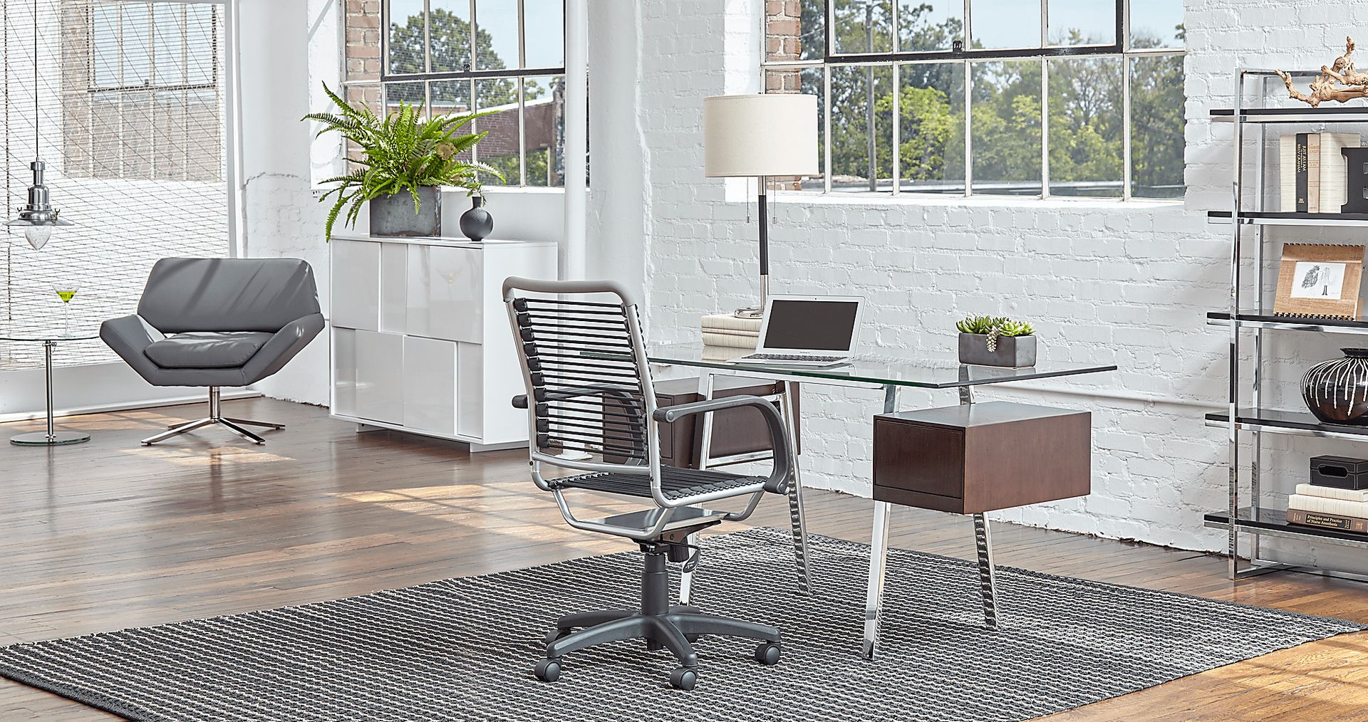 Froemke Silver Office Chair - Image 2