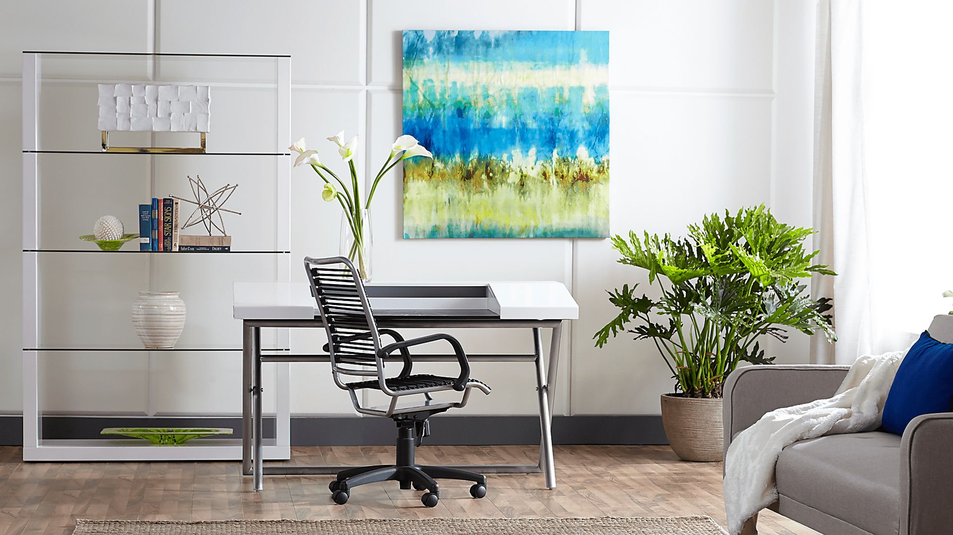 Froemke Silver Office Chair - Image 5