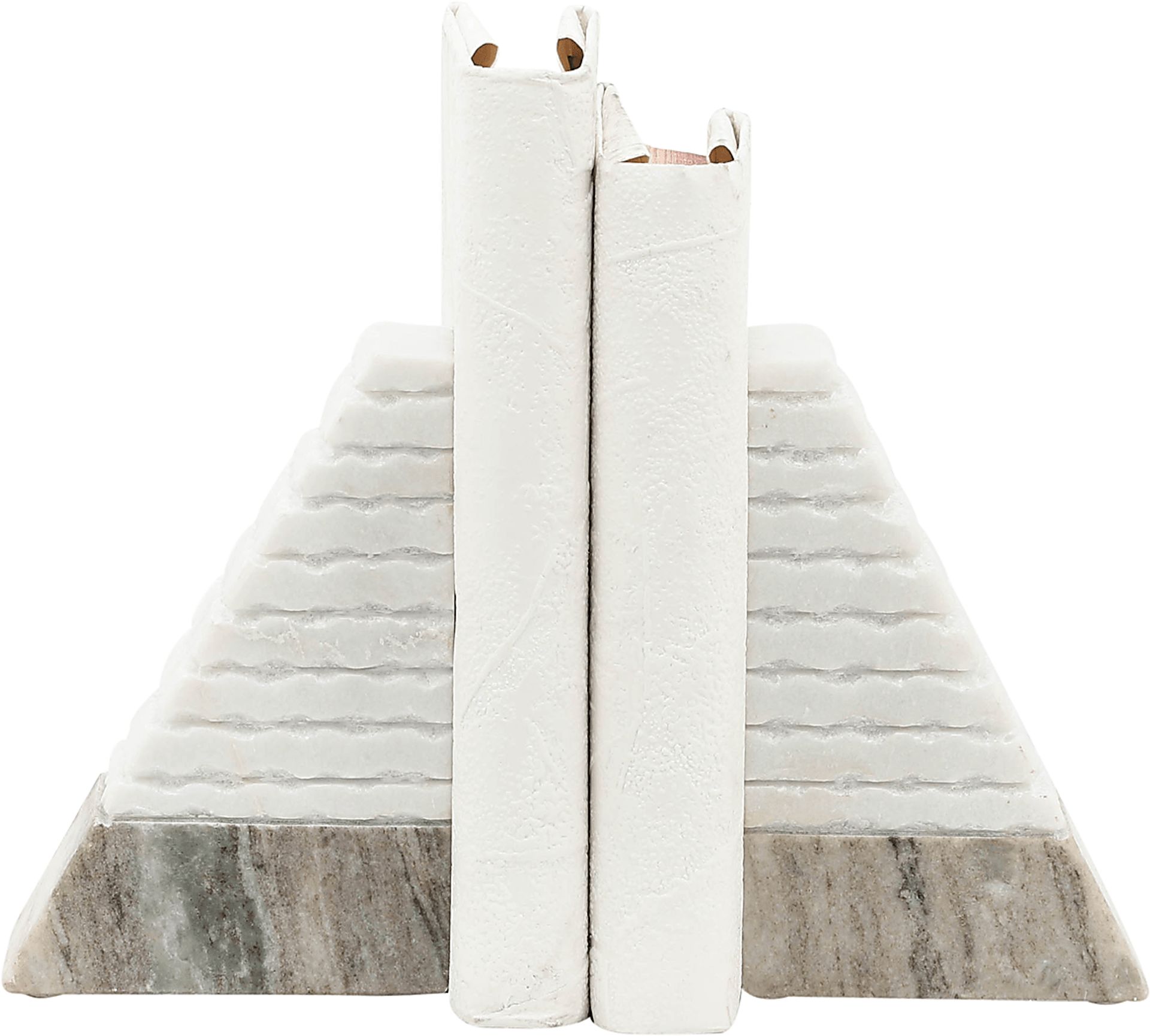 Frostbrook White Bookends - Image 3