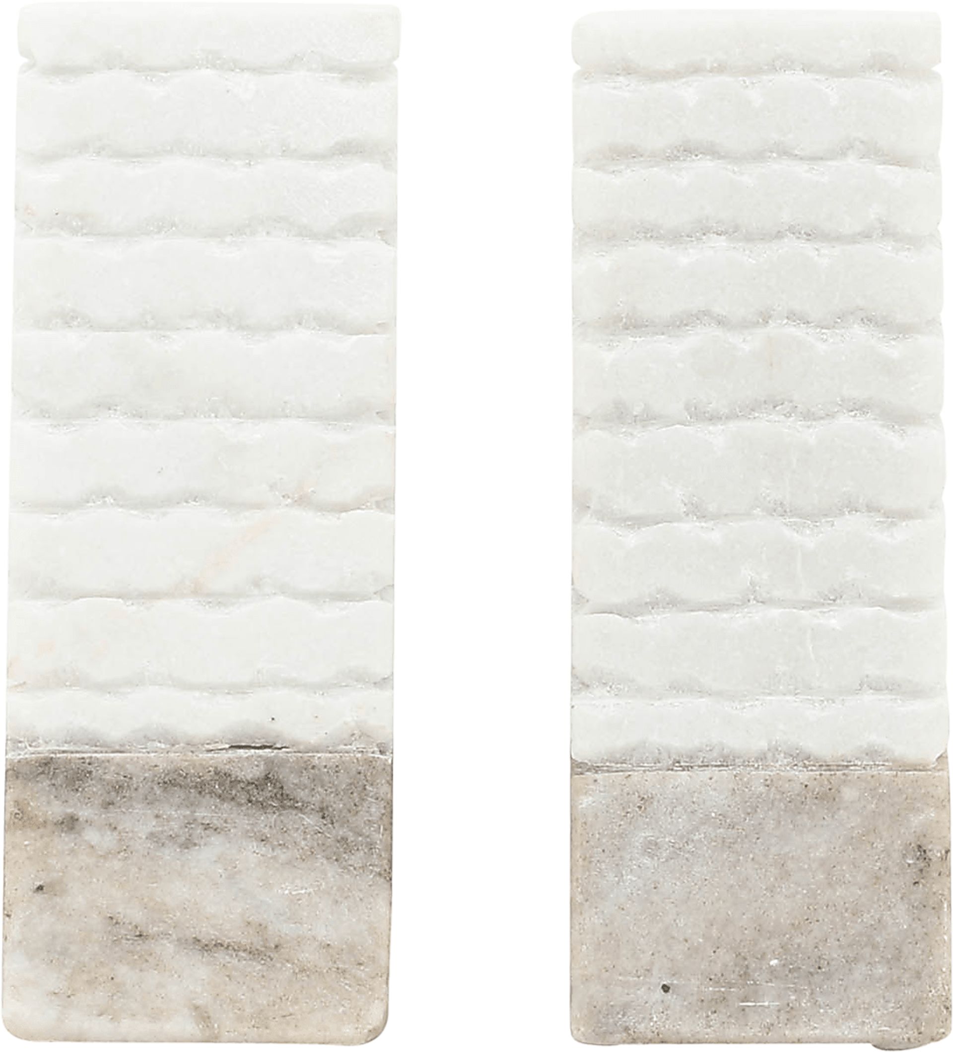 Frostbrook White Bookends - Image 4