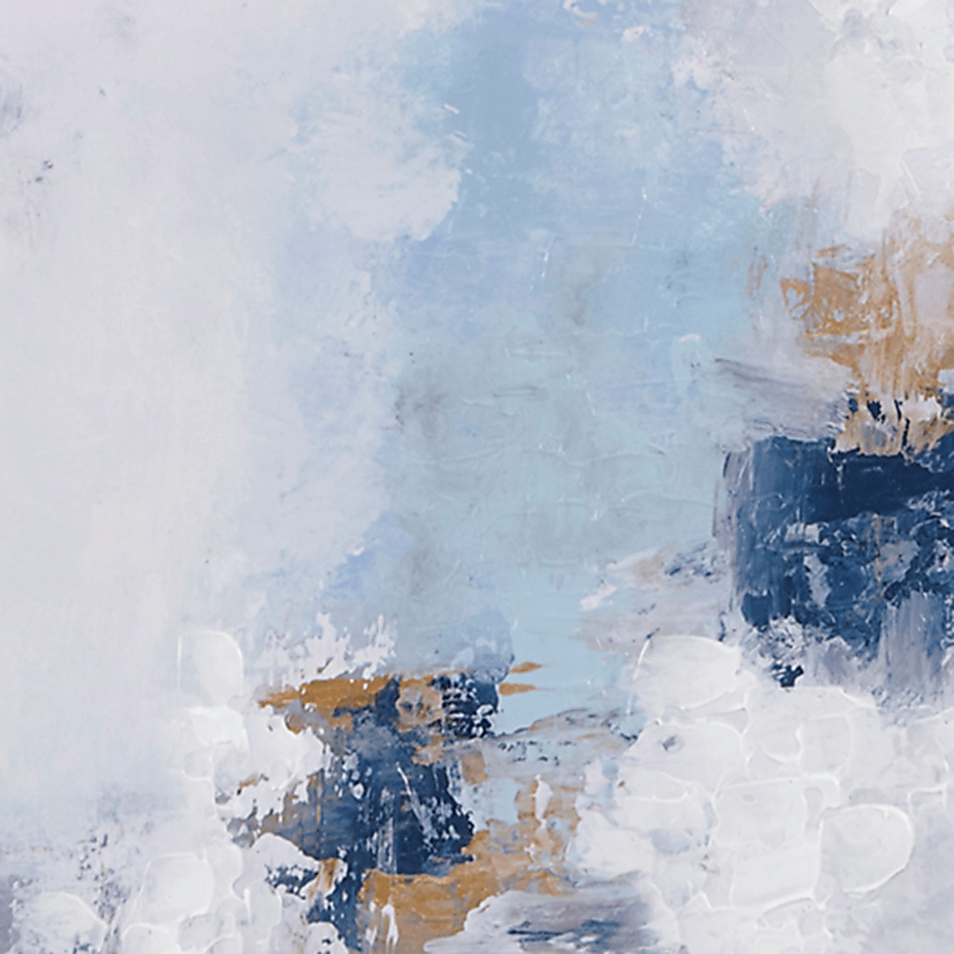 Frozen Thoughts Blue Artwork, Set of 5 - Image 10