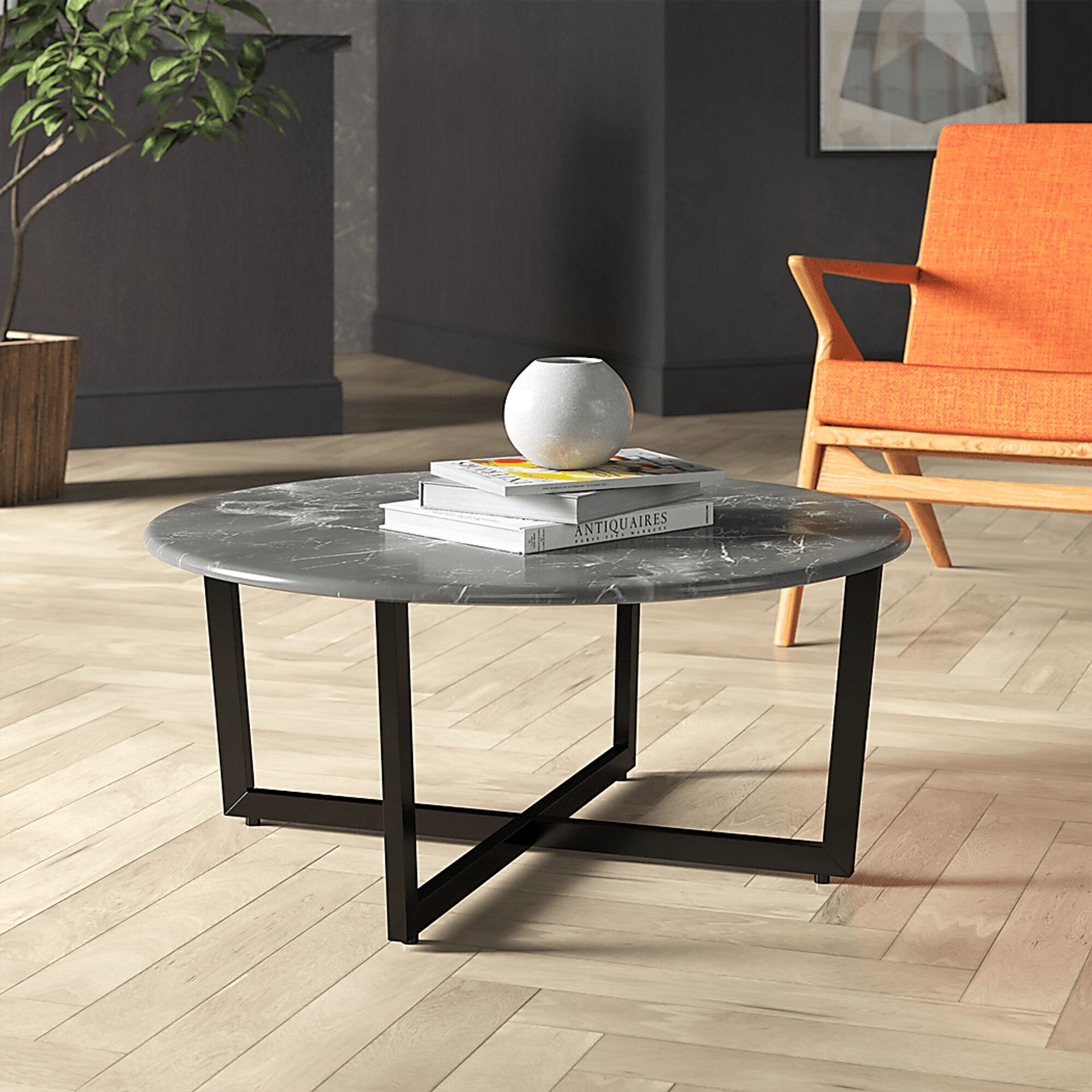 Frusher Black Cocktail Table - Image 2