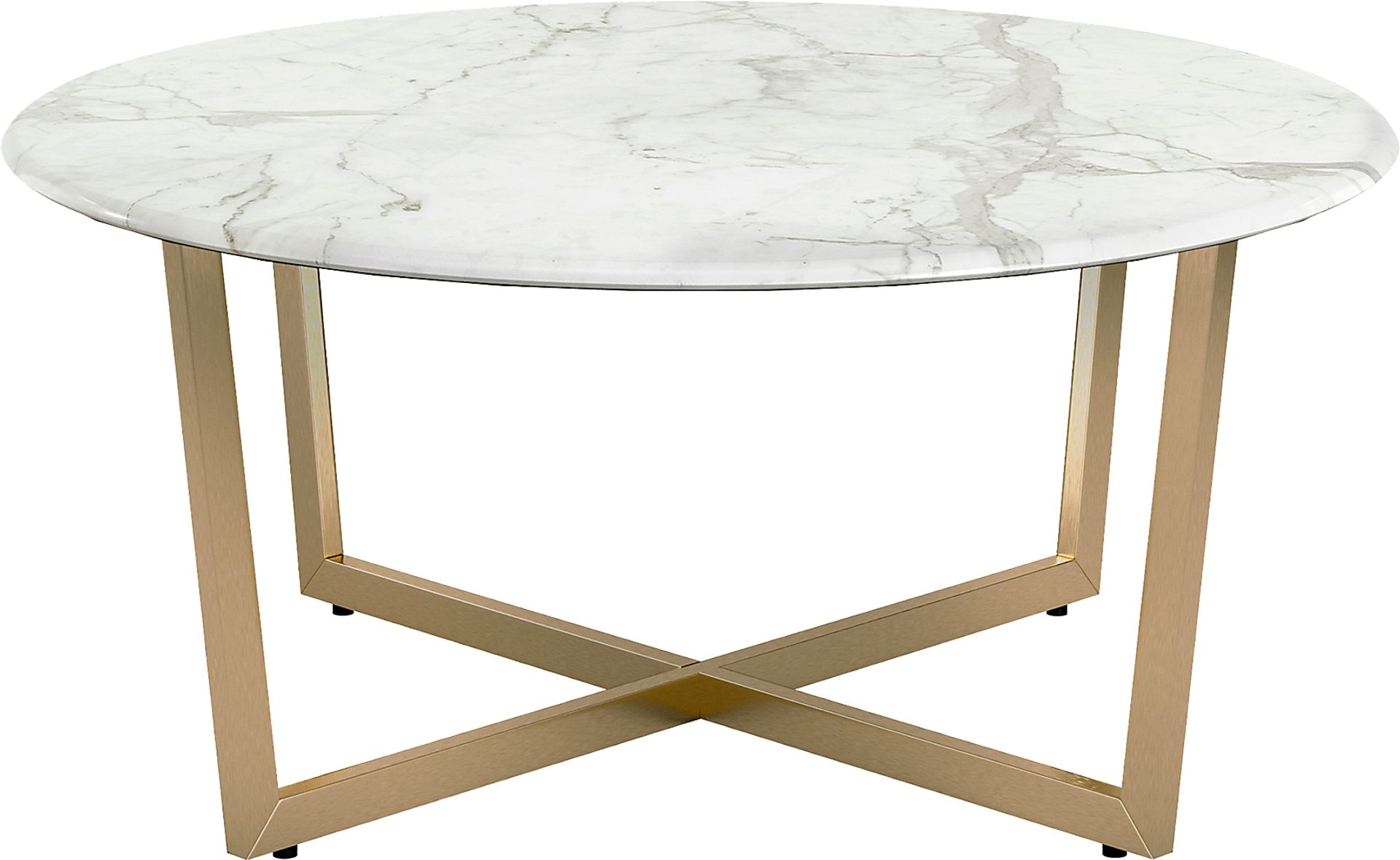 Frusher II White Cocktail Table - Image 3