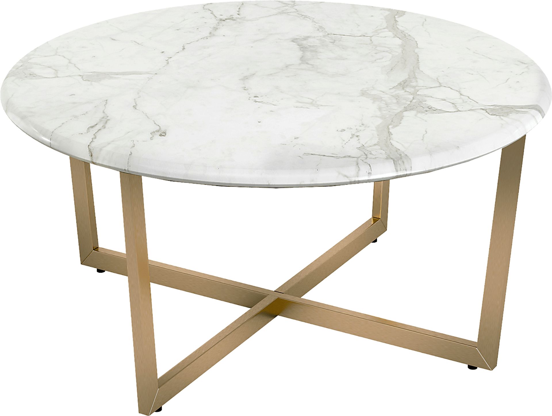 Frusher II White Cocktail Table - Image 4