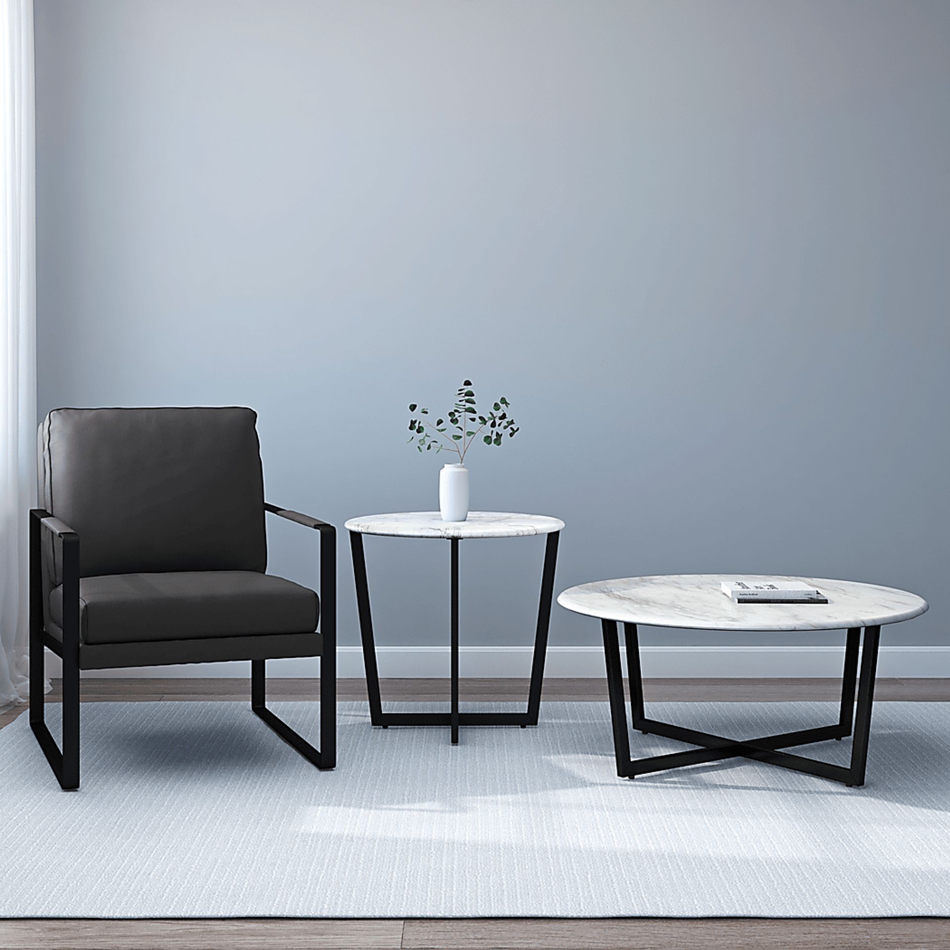 Frusher White Cocktail Table - Image 2