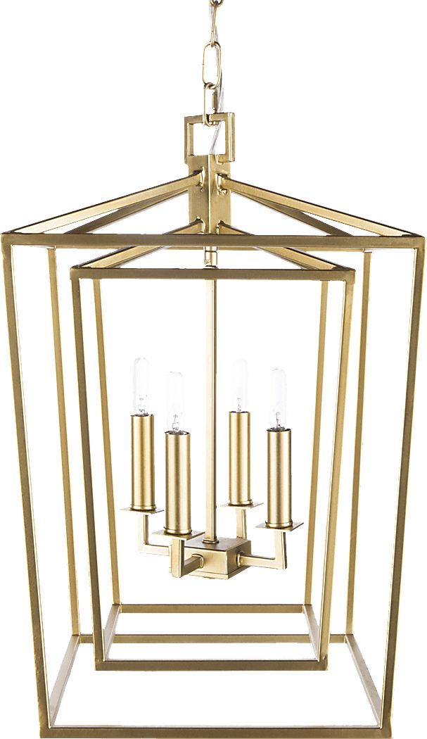 Fryman Point Gold Chandelier
