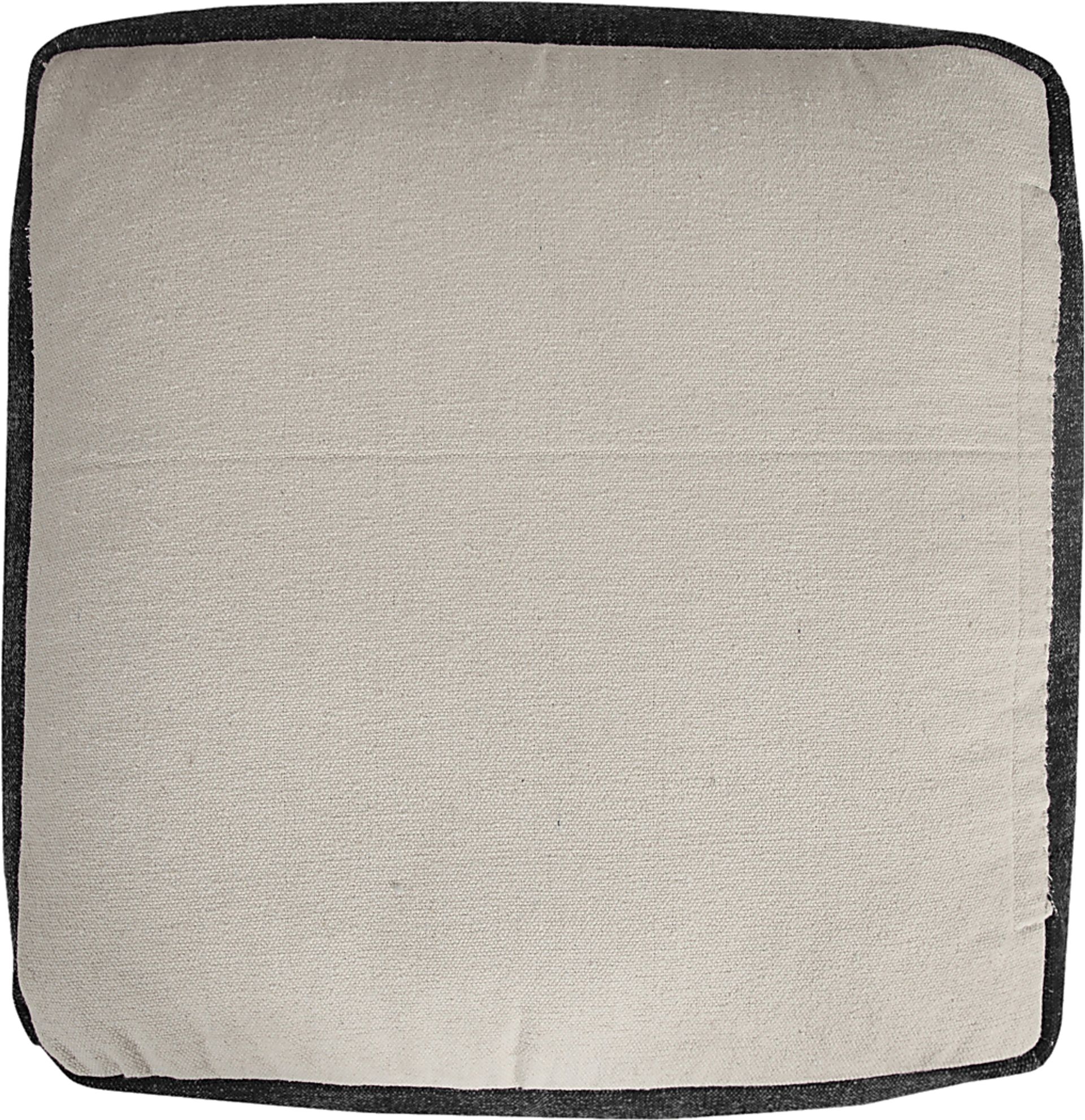 Fuana Black/White Pouf - Image 7