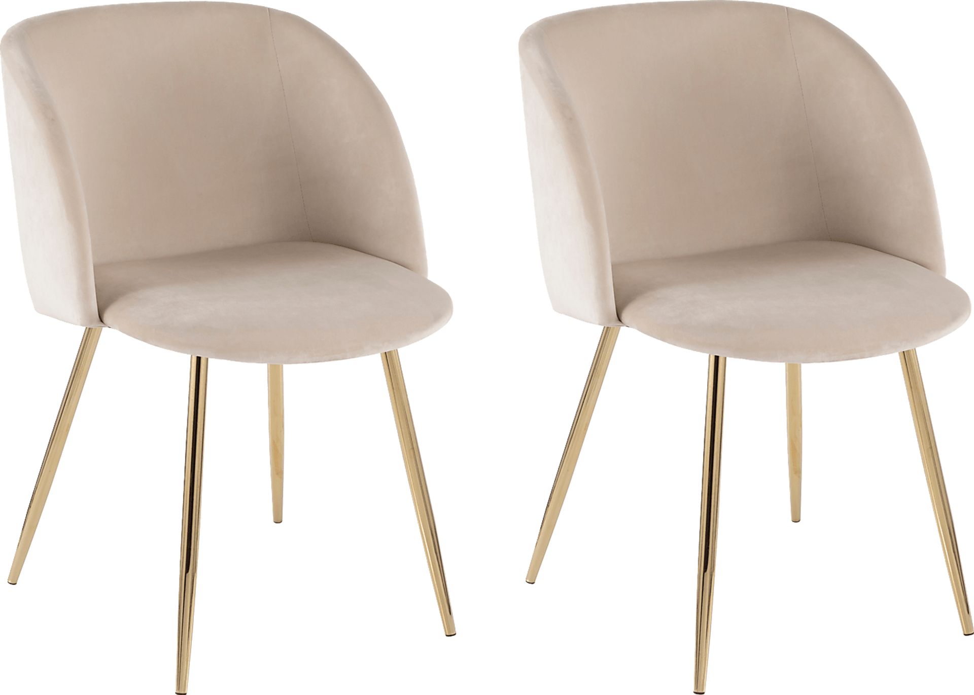 Fulham Beige Dining Chair, Set of 2 - Image 1