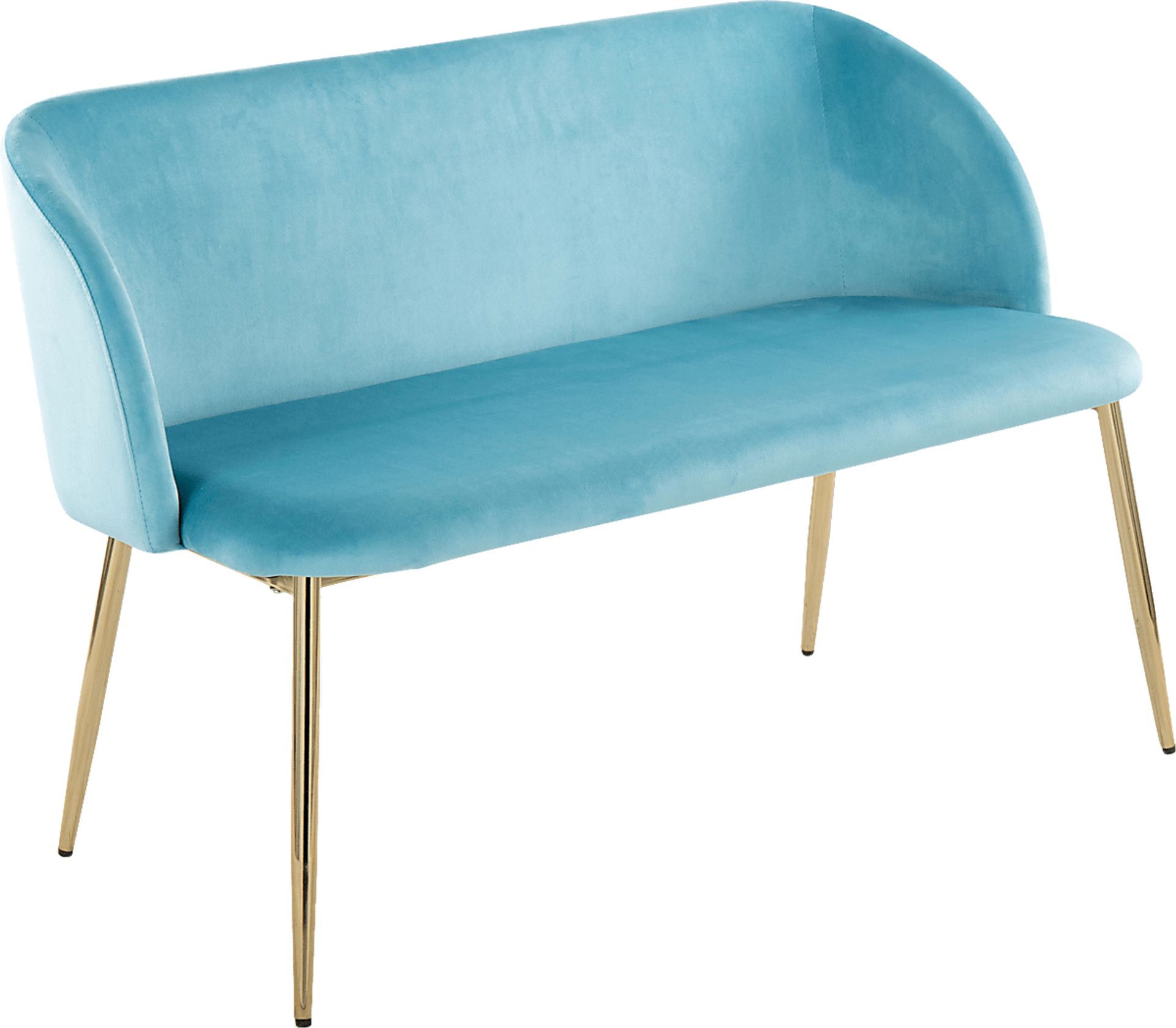 Fulham Blue Accent Bench - Image 1