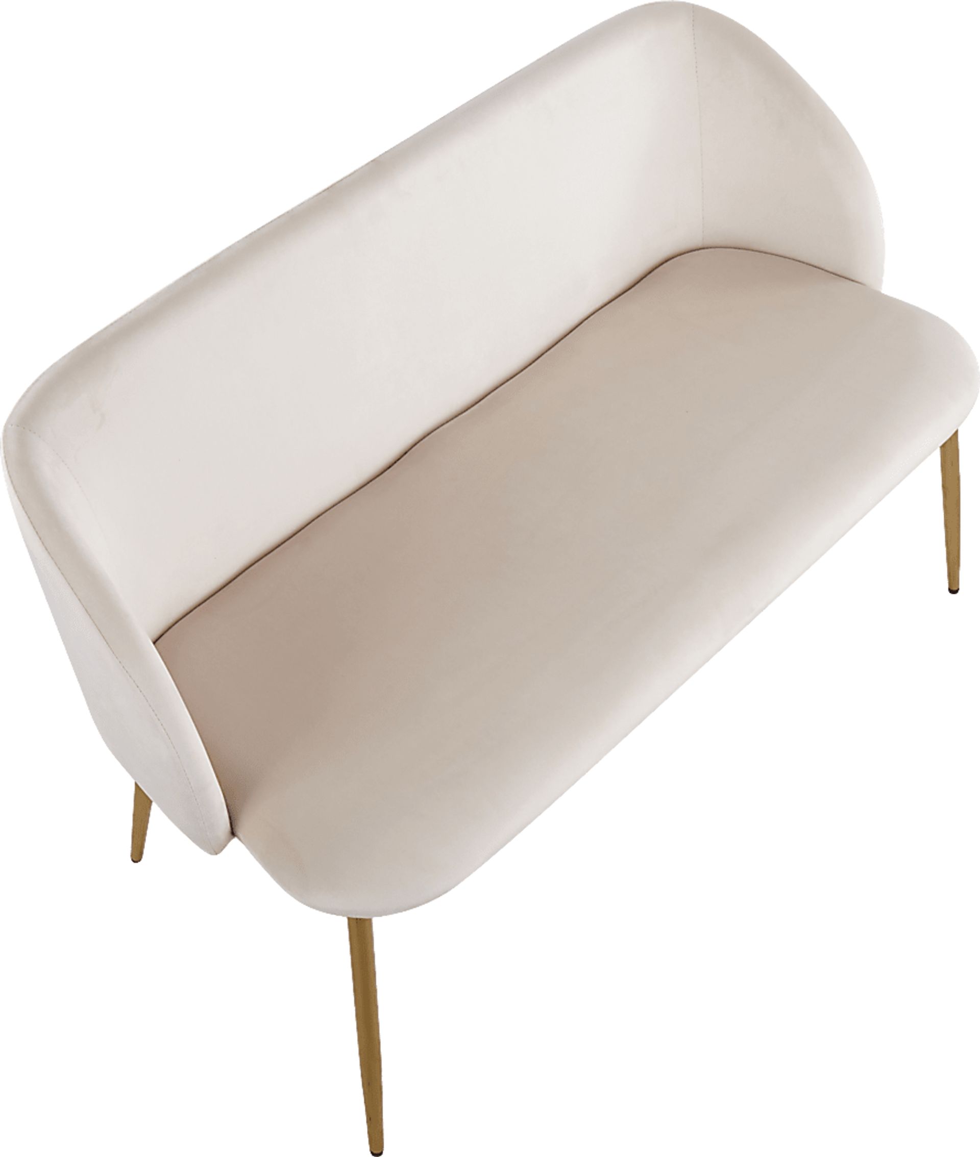 Fulham Cream Accent Bench - Image 6
