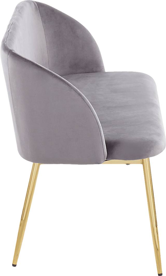 Fulham Gray Accent Bench - Thumbnail - Image 2