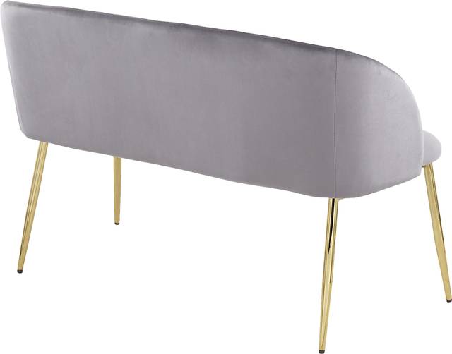 Fulham Gray Accent Bench - Thumbnail - Image 3
