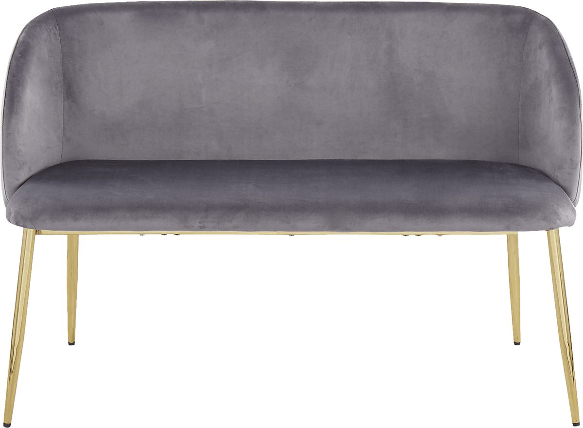 Fulham Gray Accent Bench | Rooms to Go