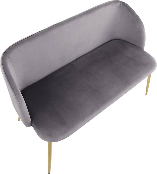 Fulham Gray Accent Bench - Thumbnail - Image 6