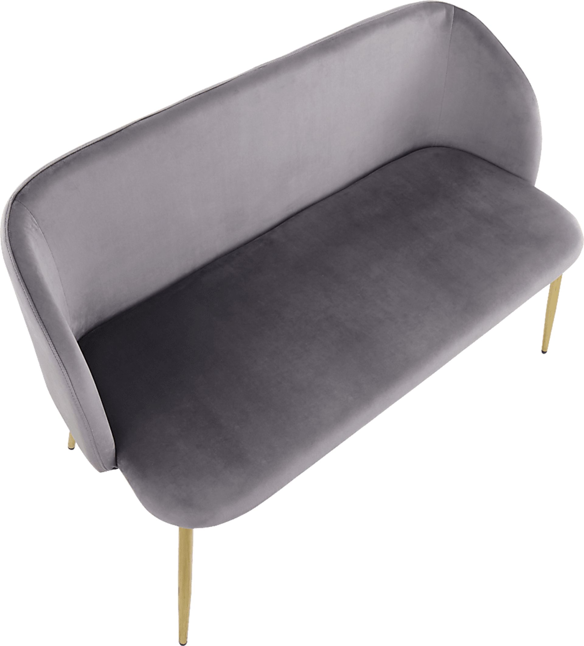 Fulham Gray Accent Bench - Image 6