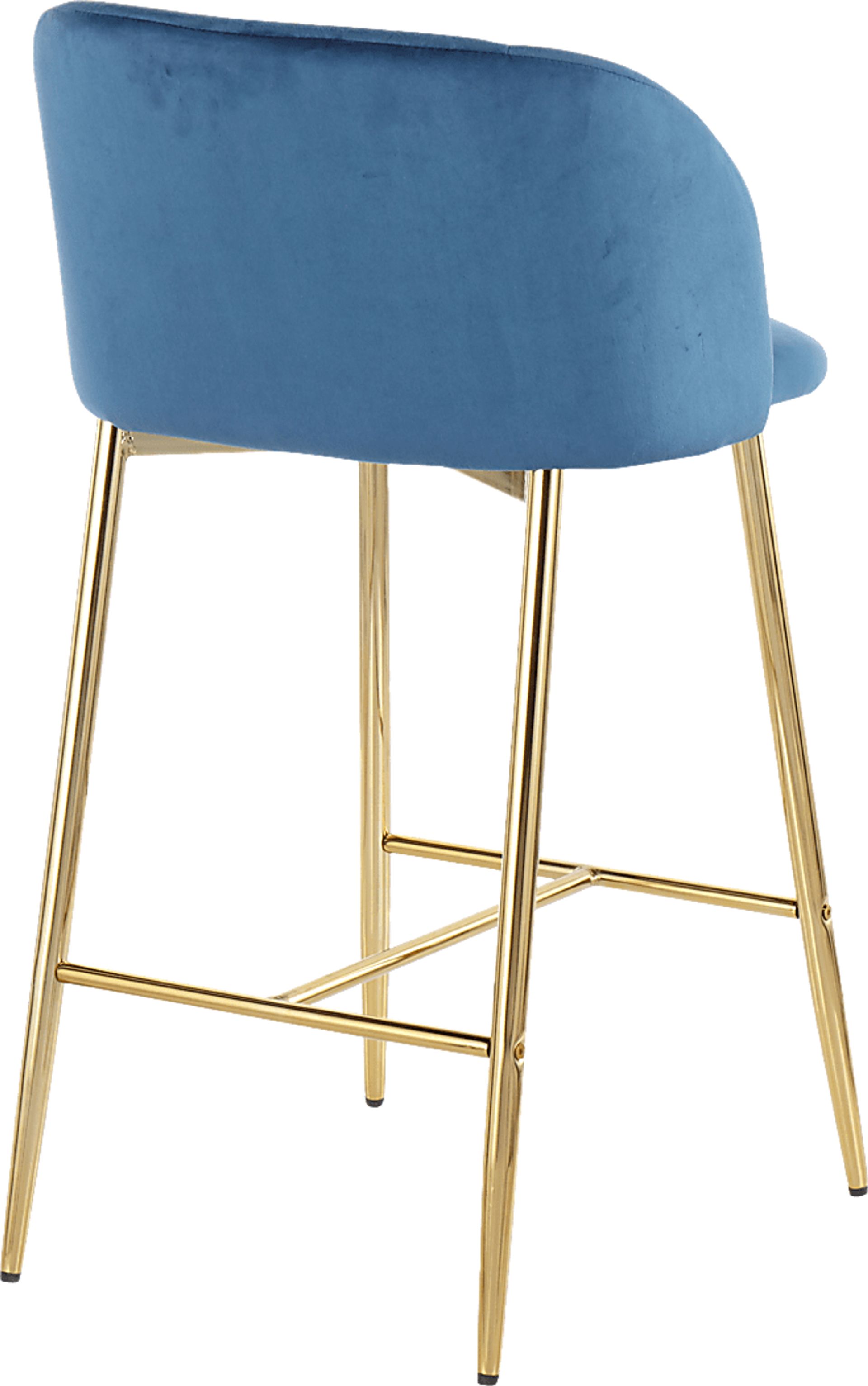 Fulham I Blue Counter Height Stool, Set of 2 - Image 4