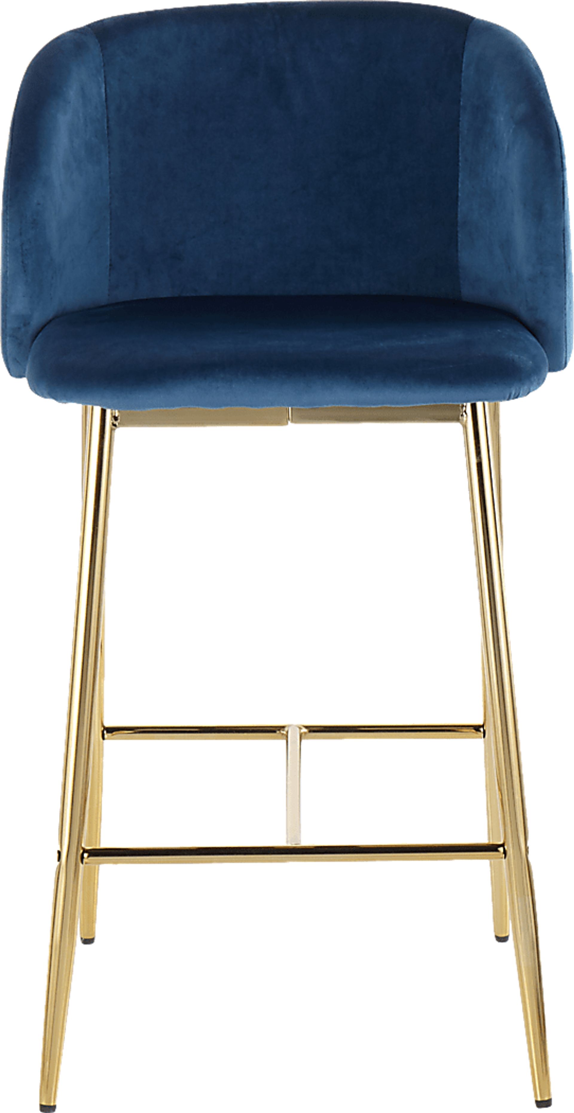 Fulham I Blue Counter Height Stool, Set of 2 - Image 6