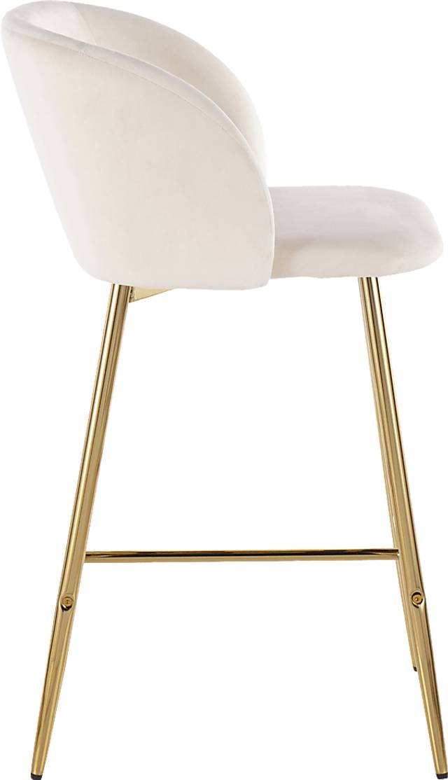 Fulham I Cream Counter Height Stool, Set of 2 - Thumbnail - Image 3
