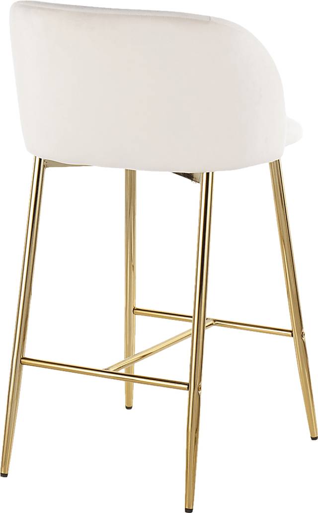 Fulham I Cream Counter Height Stool, Set of 2 - Thumbnail - Image 4